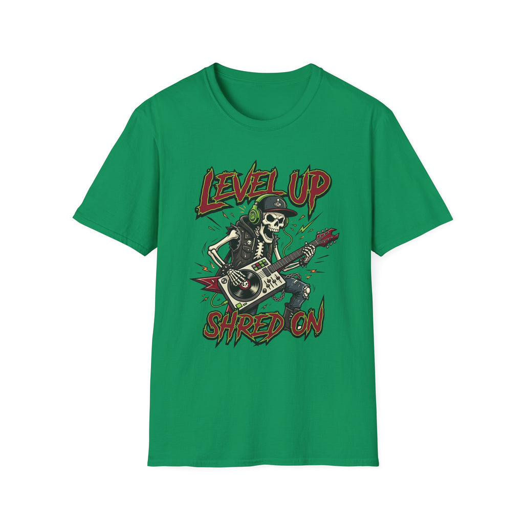 Level Up, Shred On T-Shirt
