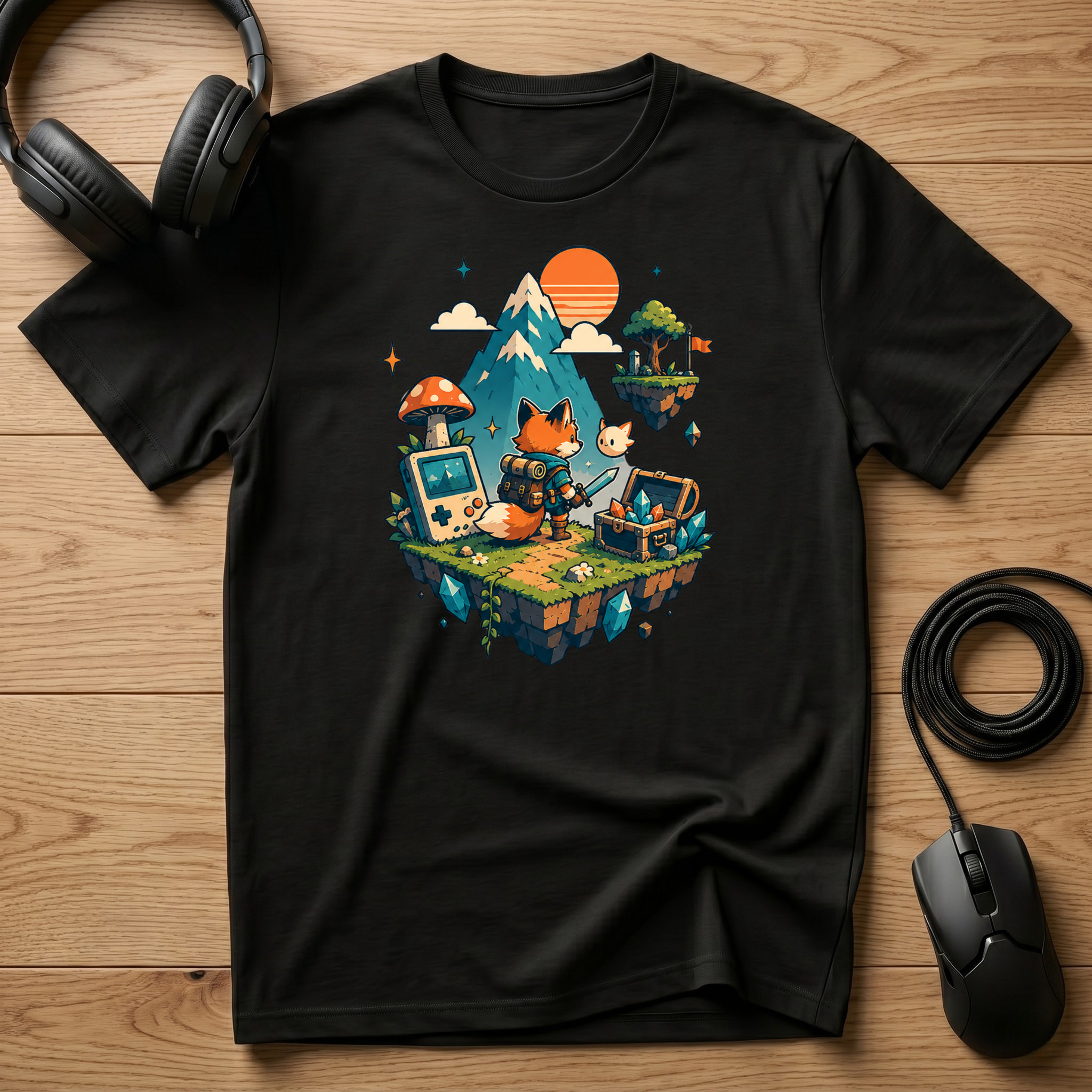 Adventure Fox. T-Shirt