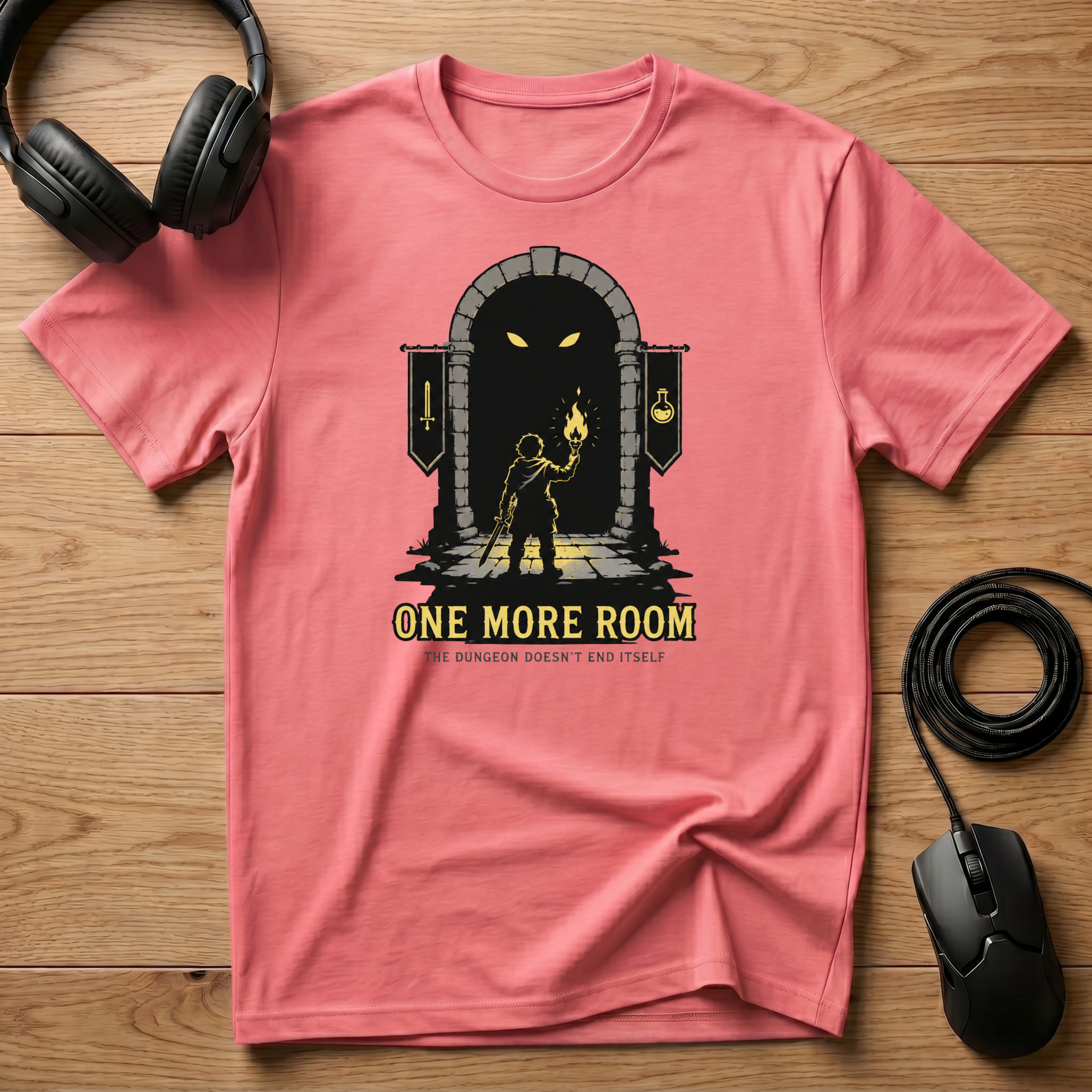 One More Room. The Dungeon Doesn't End Itself T-Shirt
