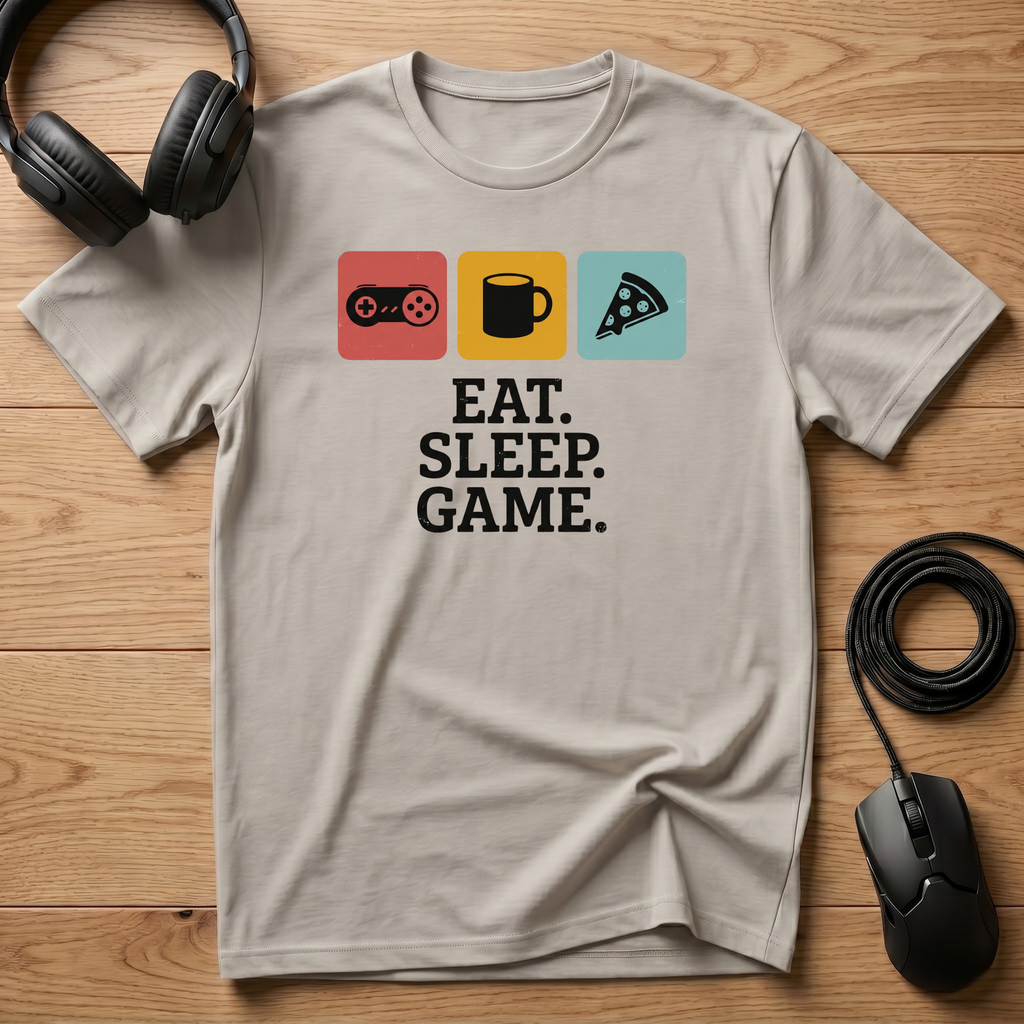 Eat. Sleep. Game. T-Shirt