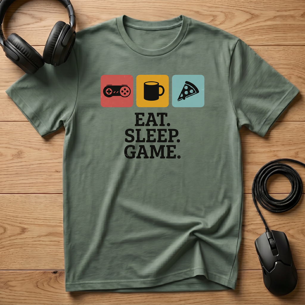 Eat. Sleep. Game. T-Shirt