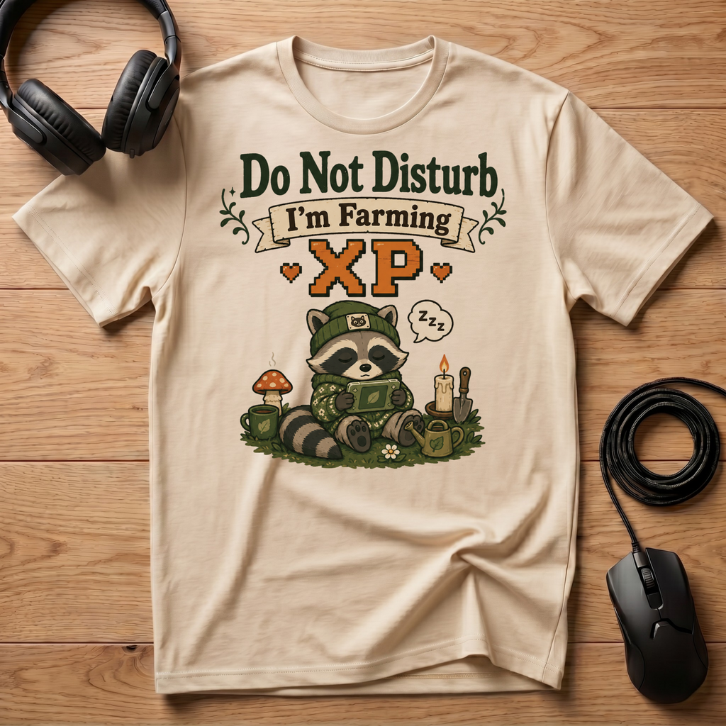 Do Not Disturb I'm Farming XP T-Shirt
