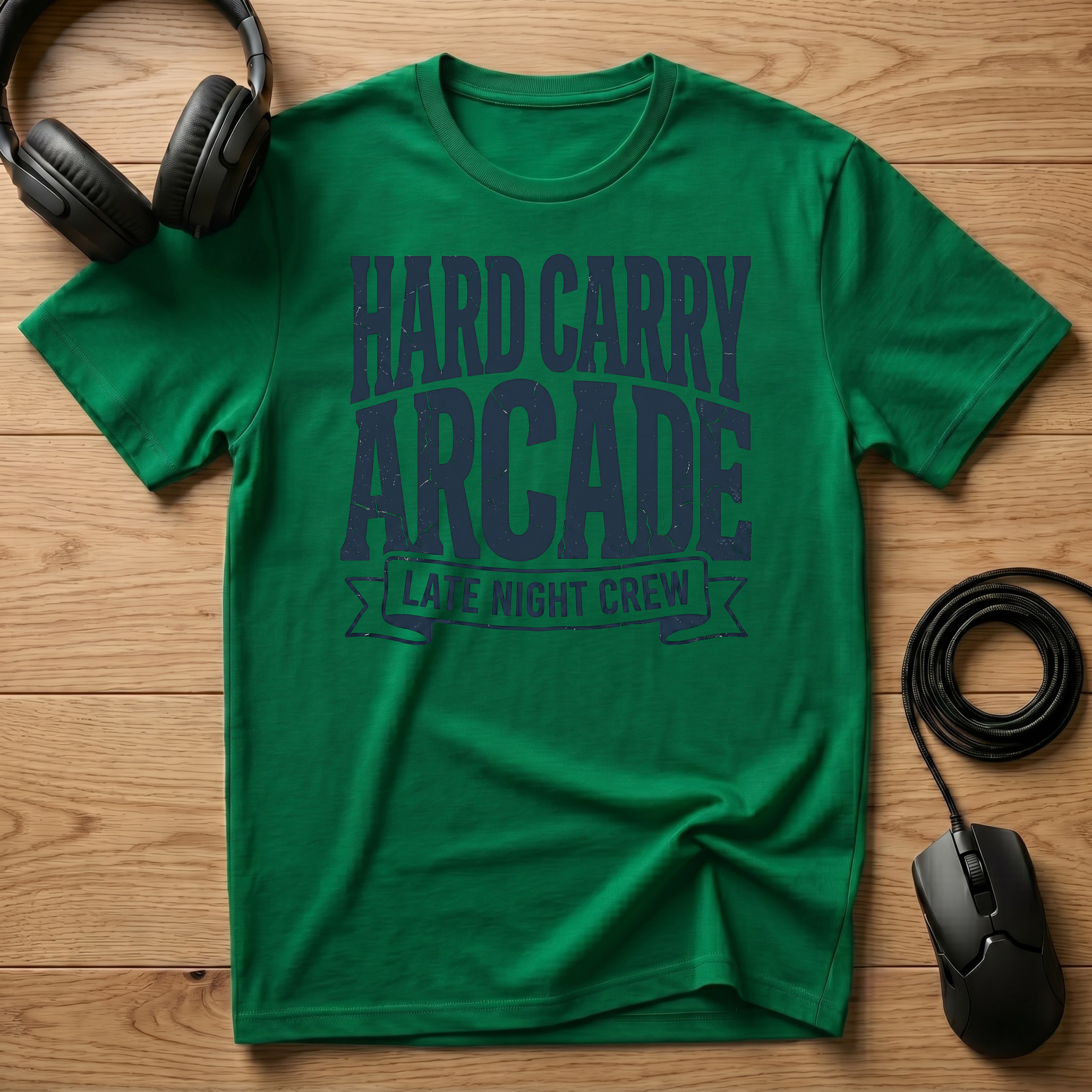Hard Carry Arcade Late Night Crew T-Shirt