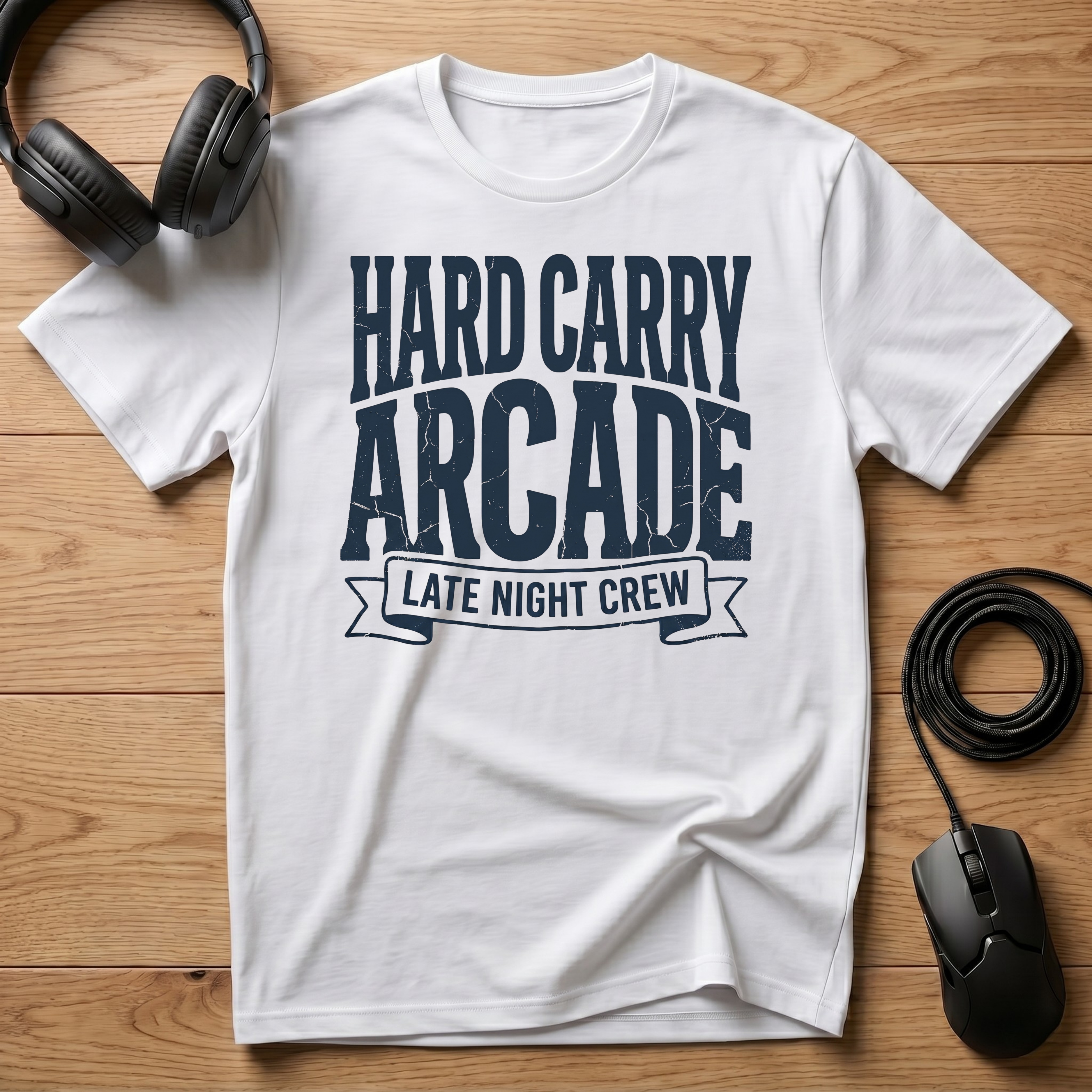 Hard Carry Arcade Late Night Crew T-Shirt