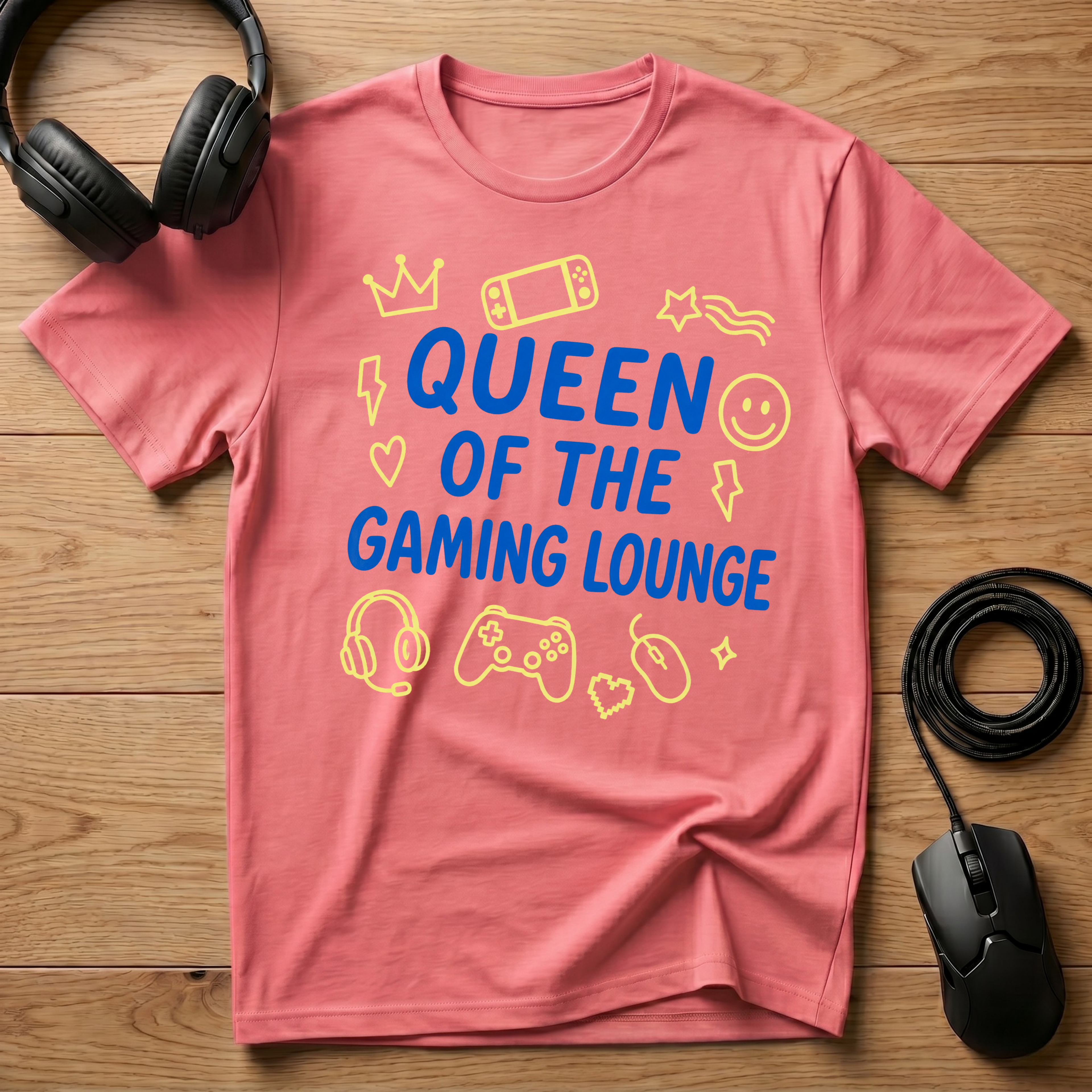 Queen Of The Gaming Lounge T-Shirt