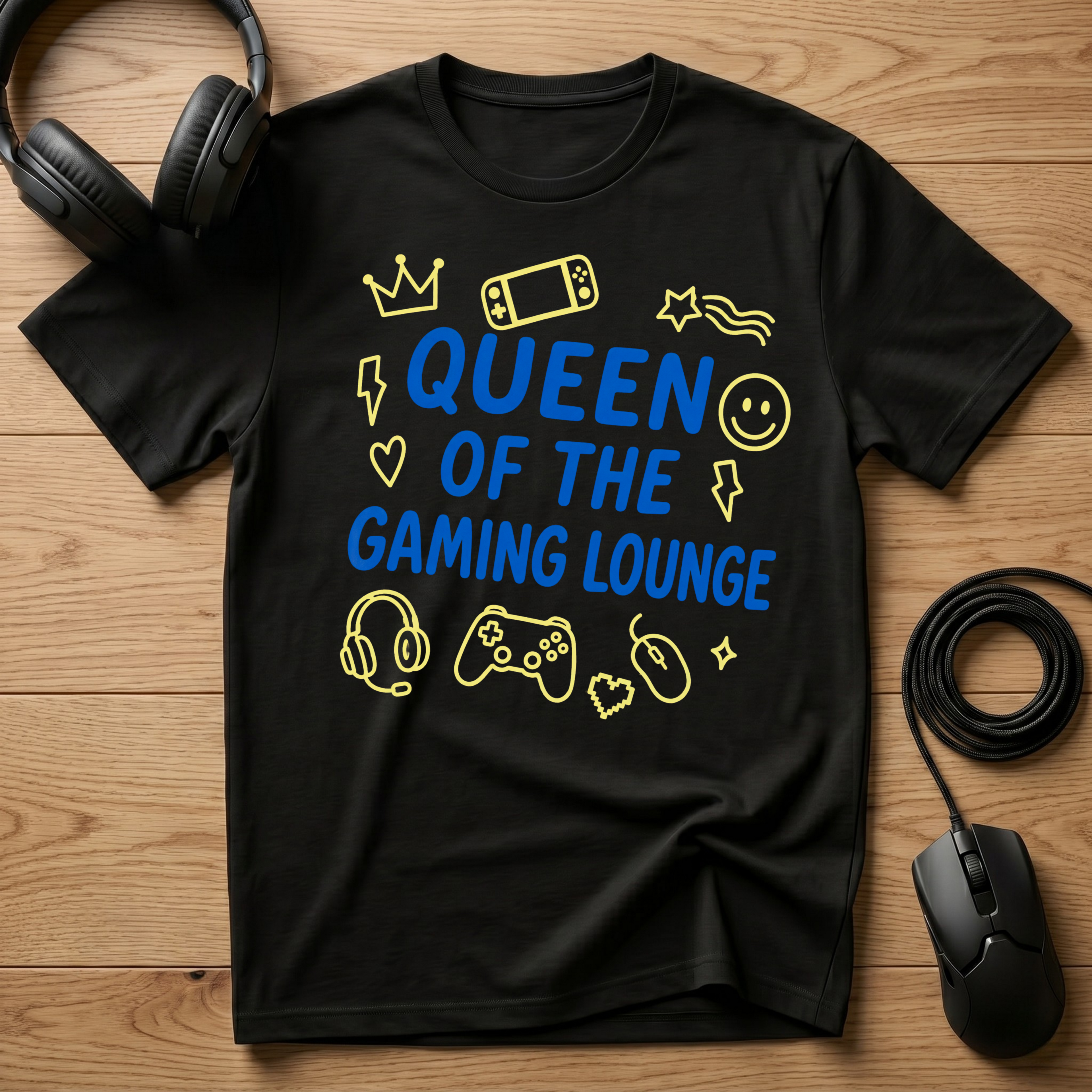 Queen Of The Gaming Lounge T-Shirt