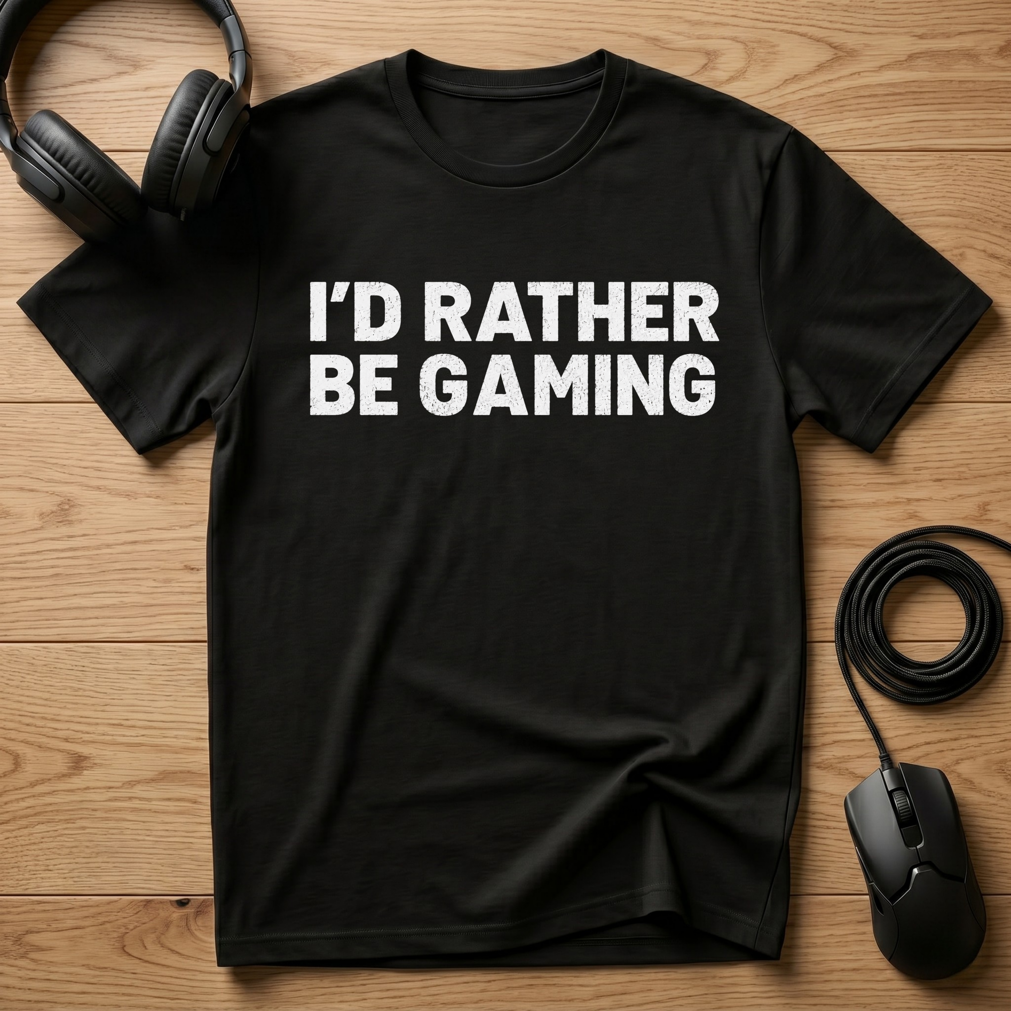 I'd Rather Be Gaming T-Shirt