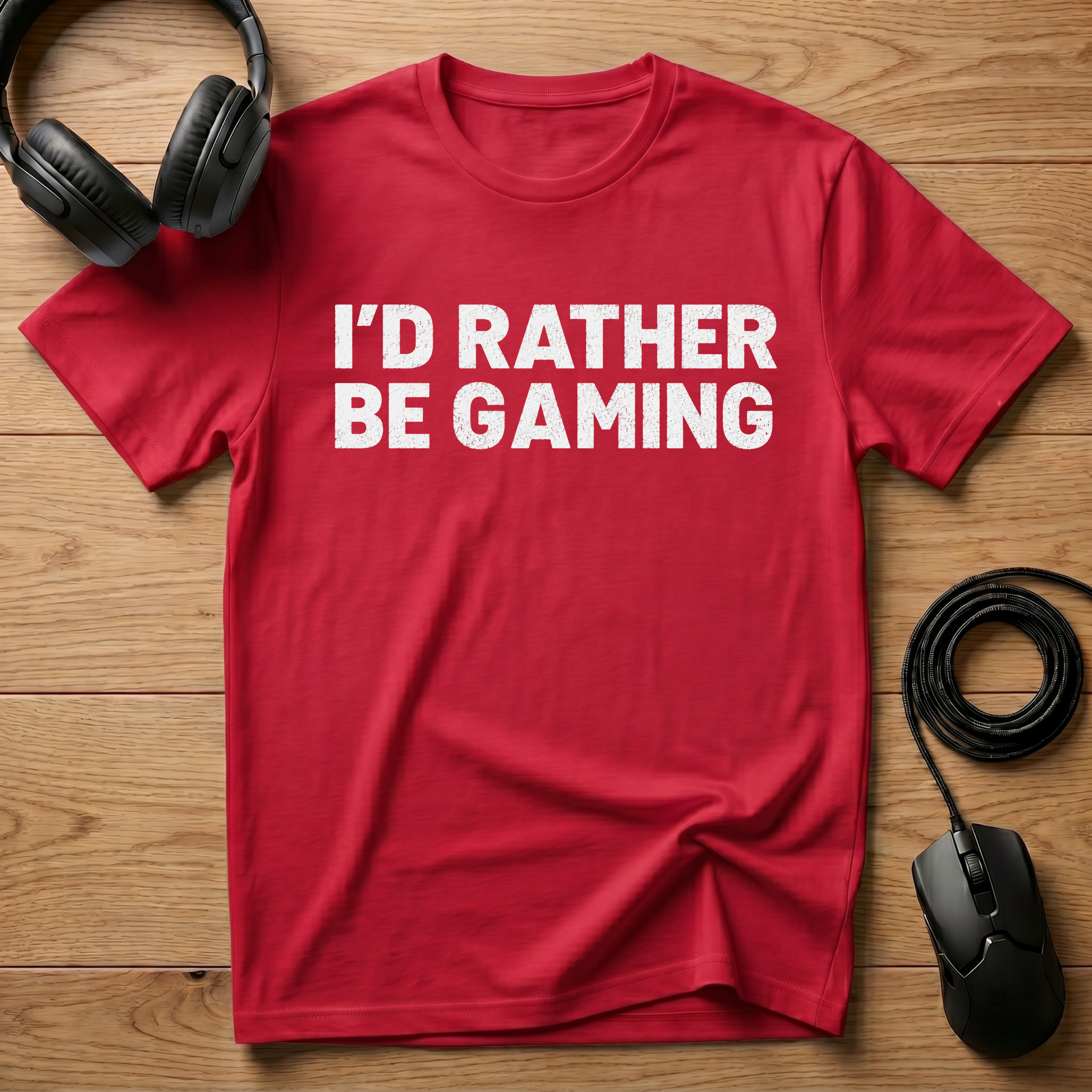 I'd Rather Be Gaming T-Shirt