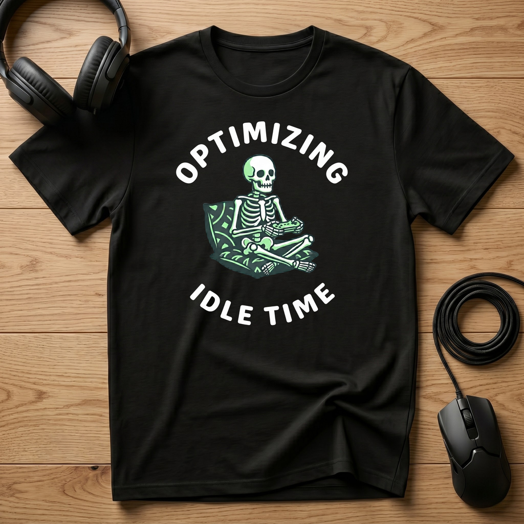 Optimizing Idle Time T-Shirt