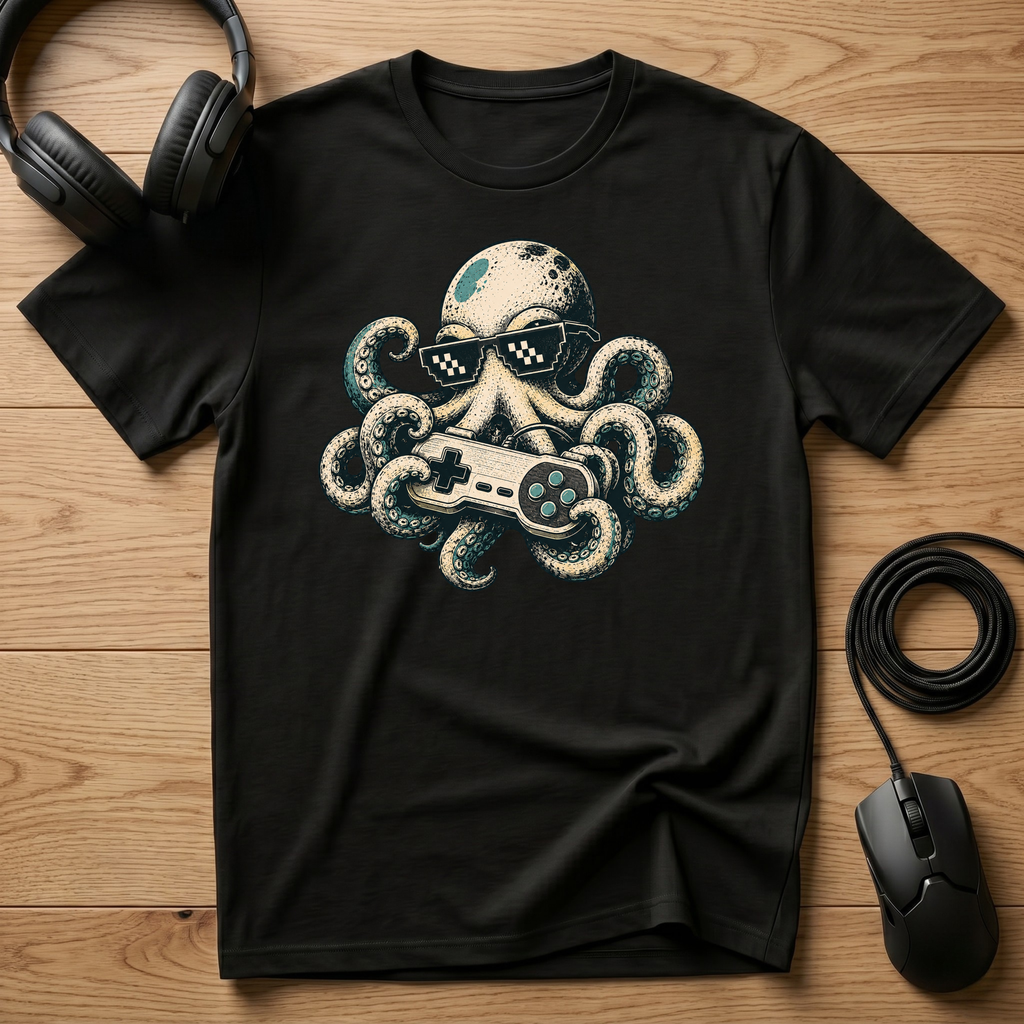The Gaming Octopus T-Shirt