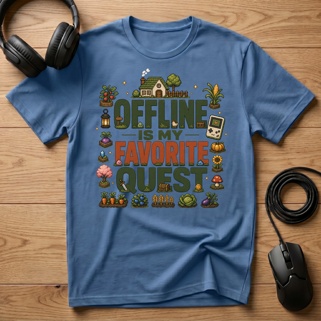Offline Is My Favorite Quest T-Shirt