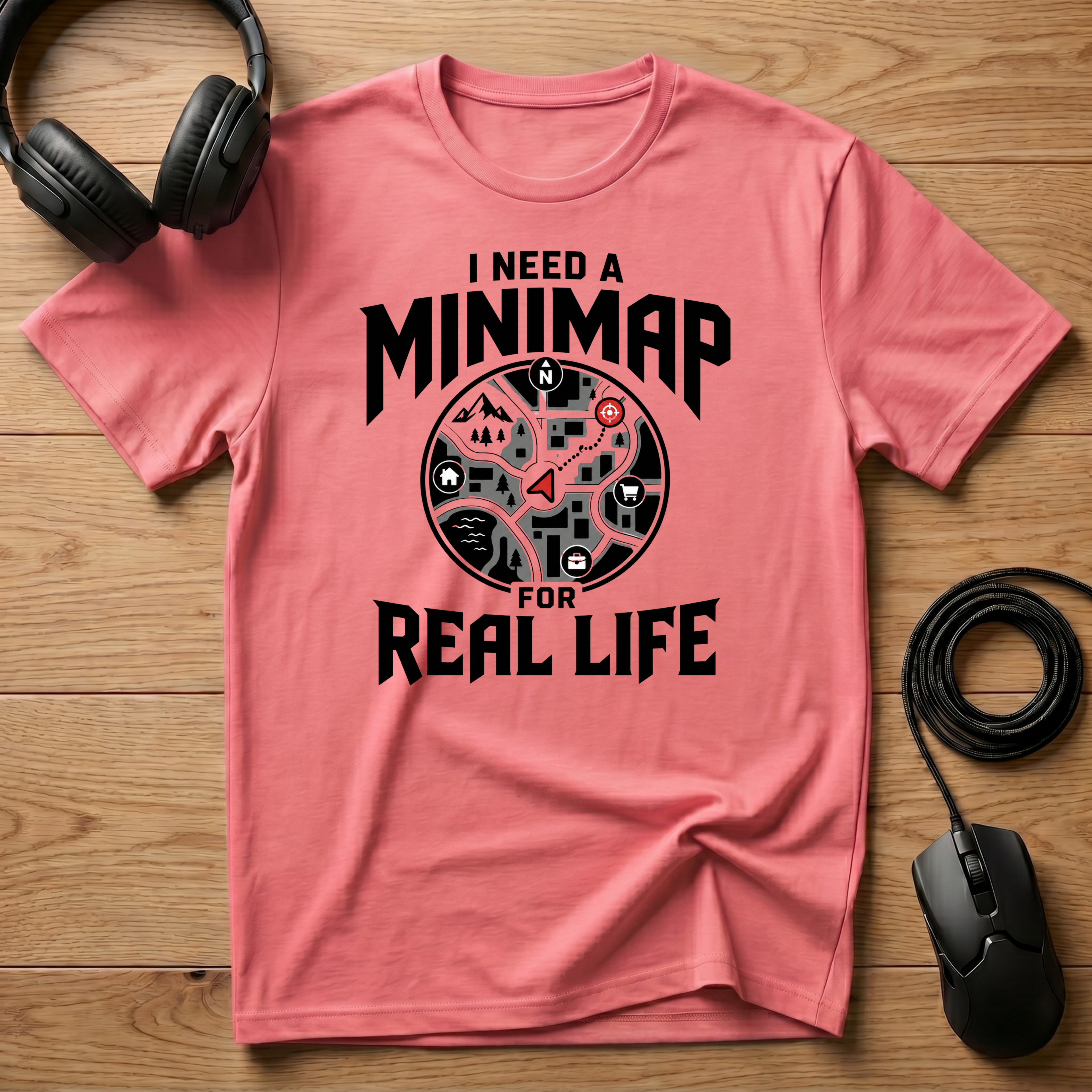 I Need A Mini-Map For Real Life T-Shirt