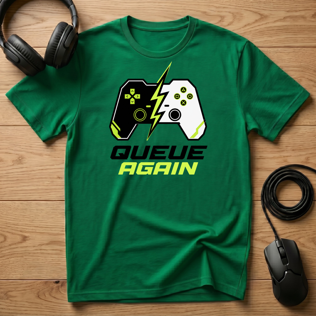 Queue Again T-Shirt