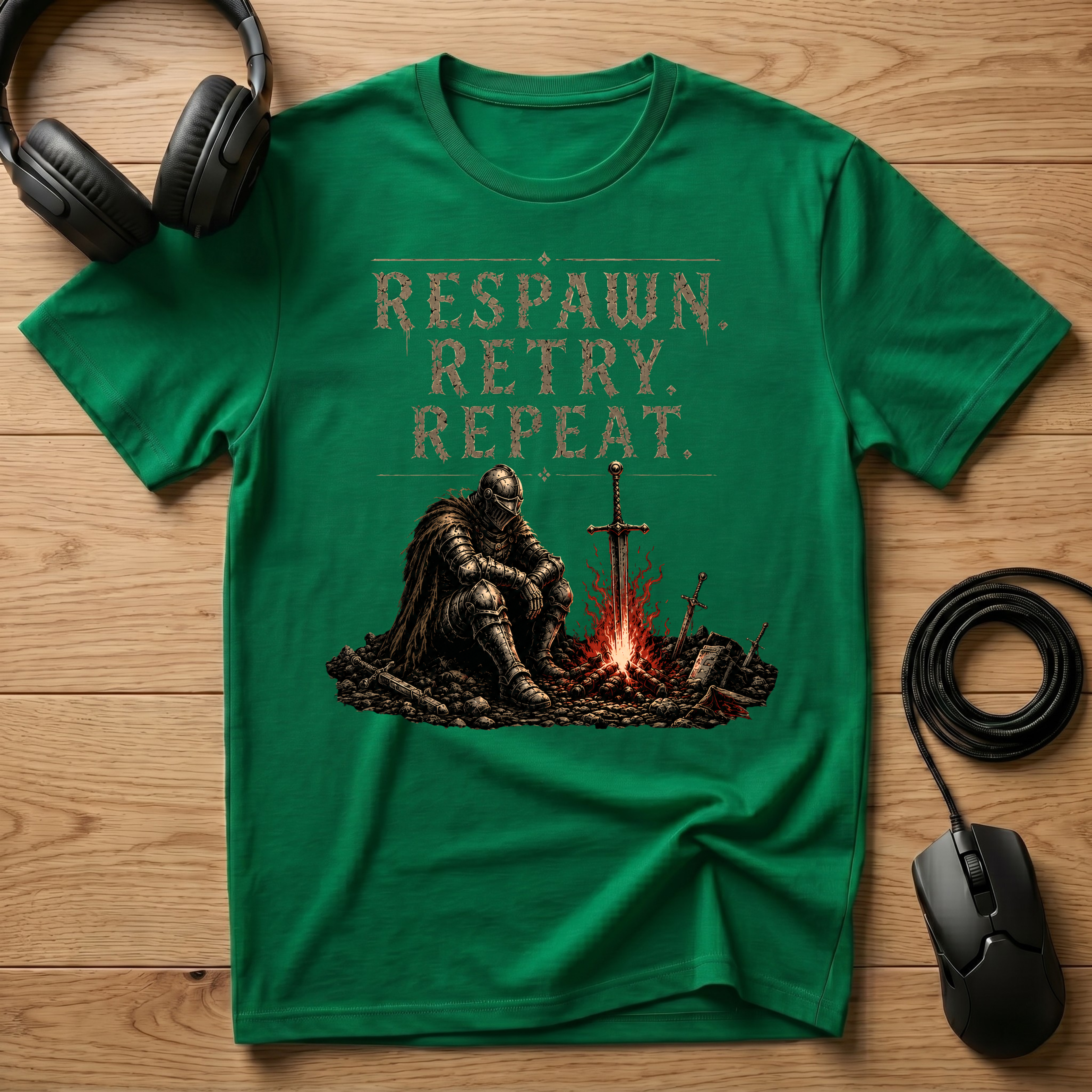 Respawn. Retry. Repeat. T-Shirt