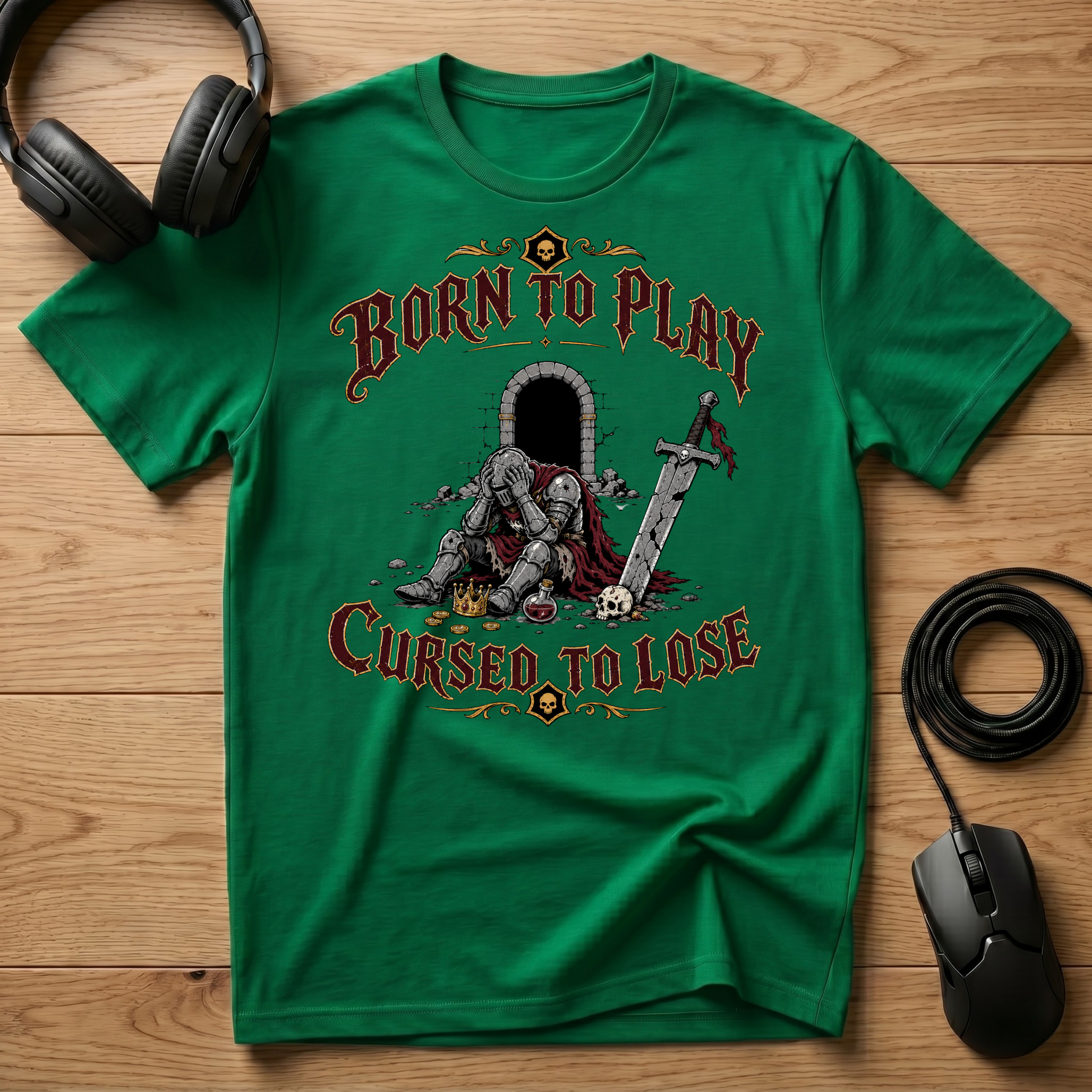 Born To Play Cursed To Lose T-Shirt