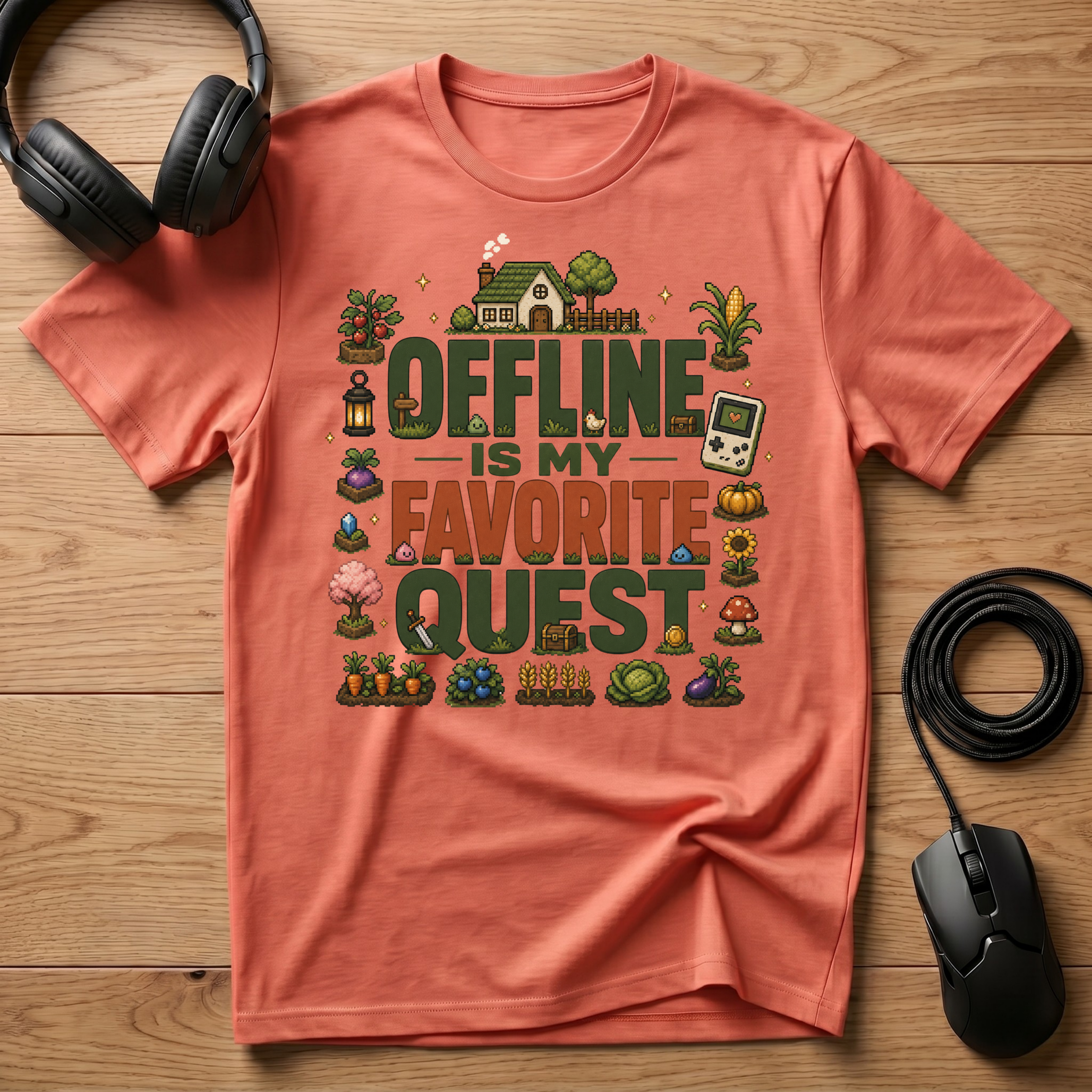 Offline Is My Favorite Quest T-Shirt