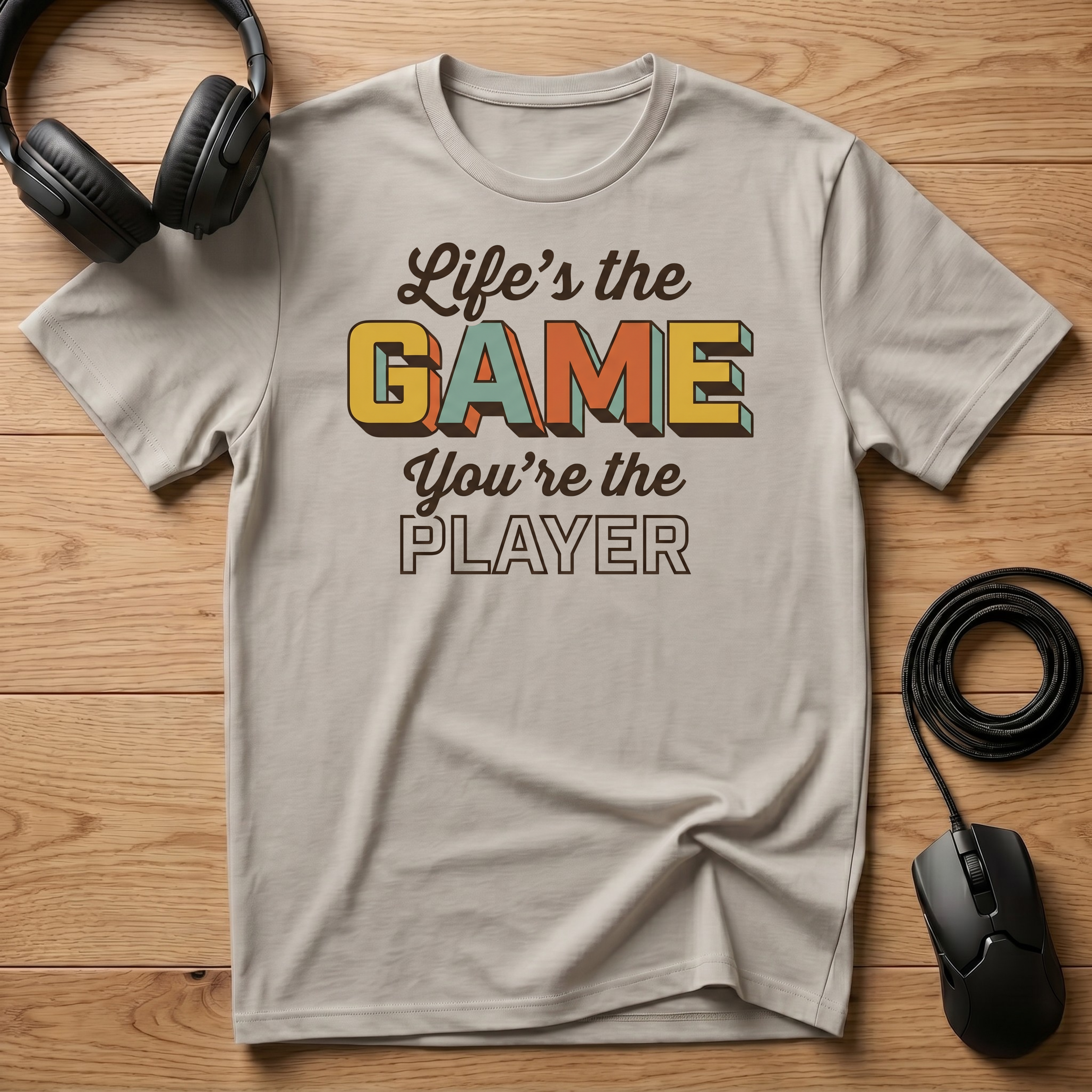 Life's the Game. You're the Player. T-Shirt