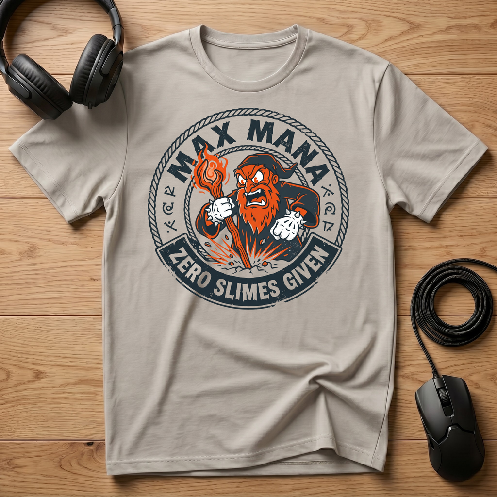 Max Mana Zero Slimes Given T-Shirt