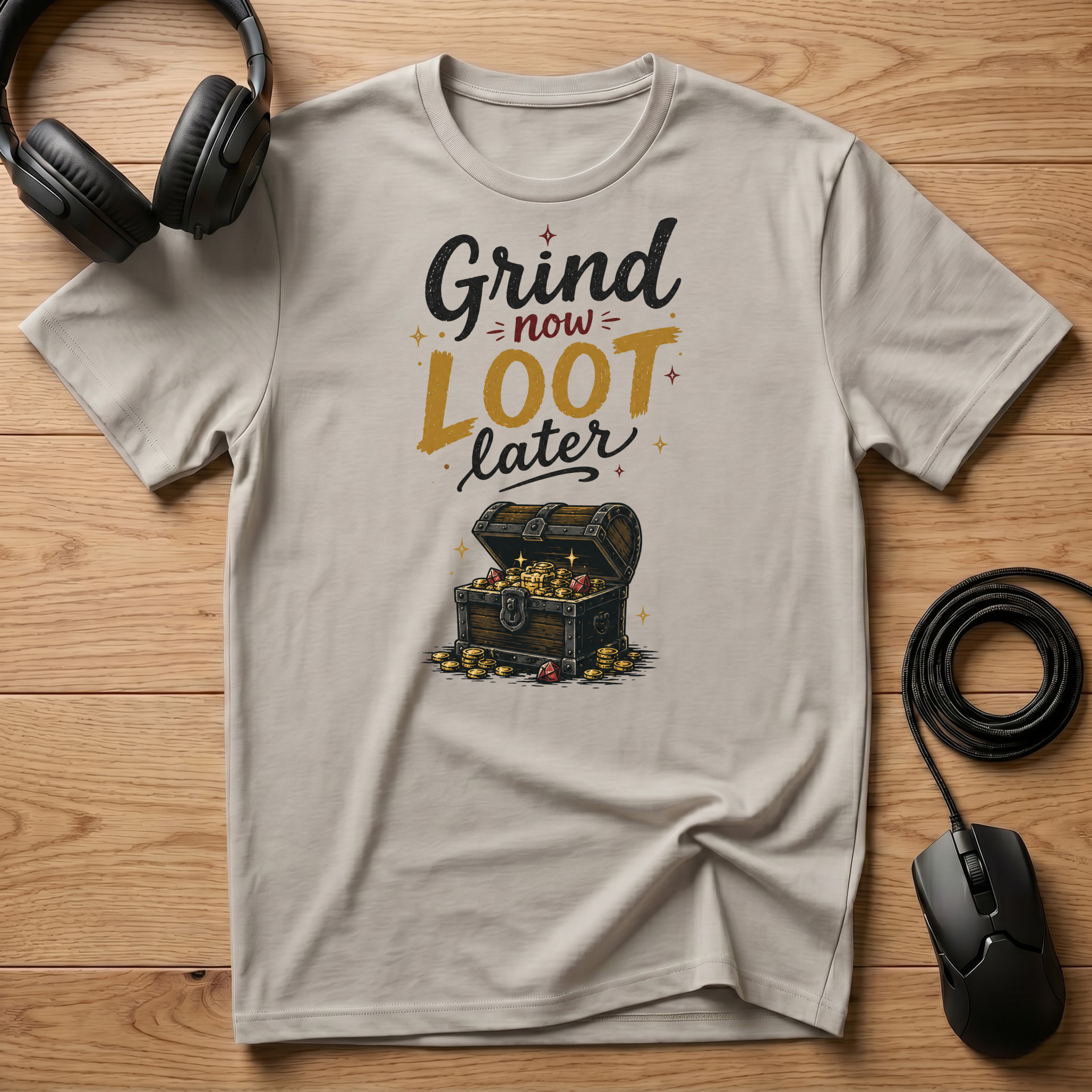 Grind Now Loot Later T-Shirt