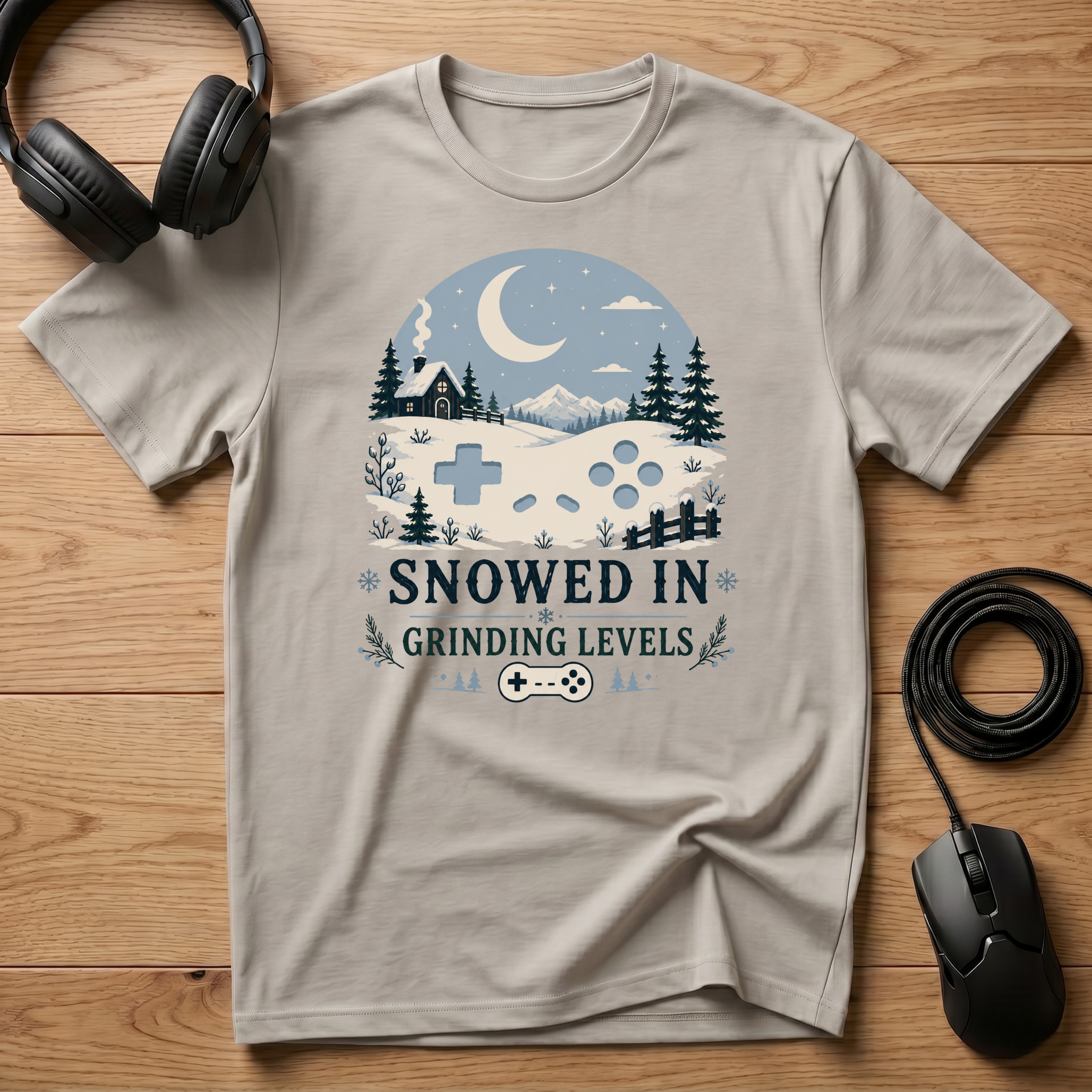 Snowed in Grinding Levels T-Shirt