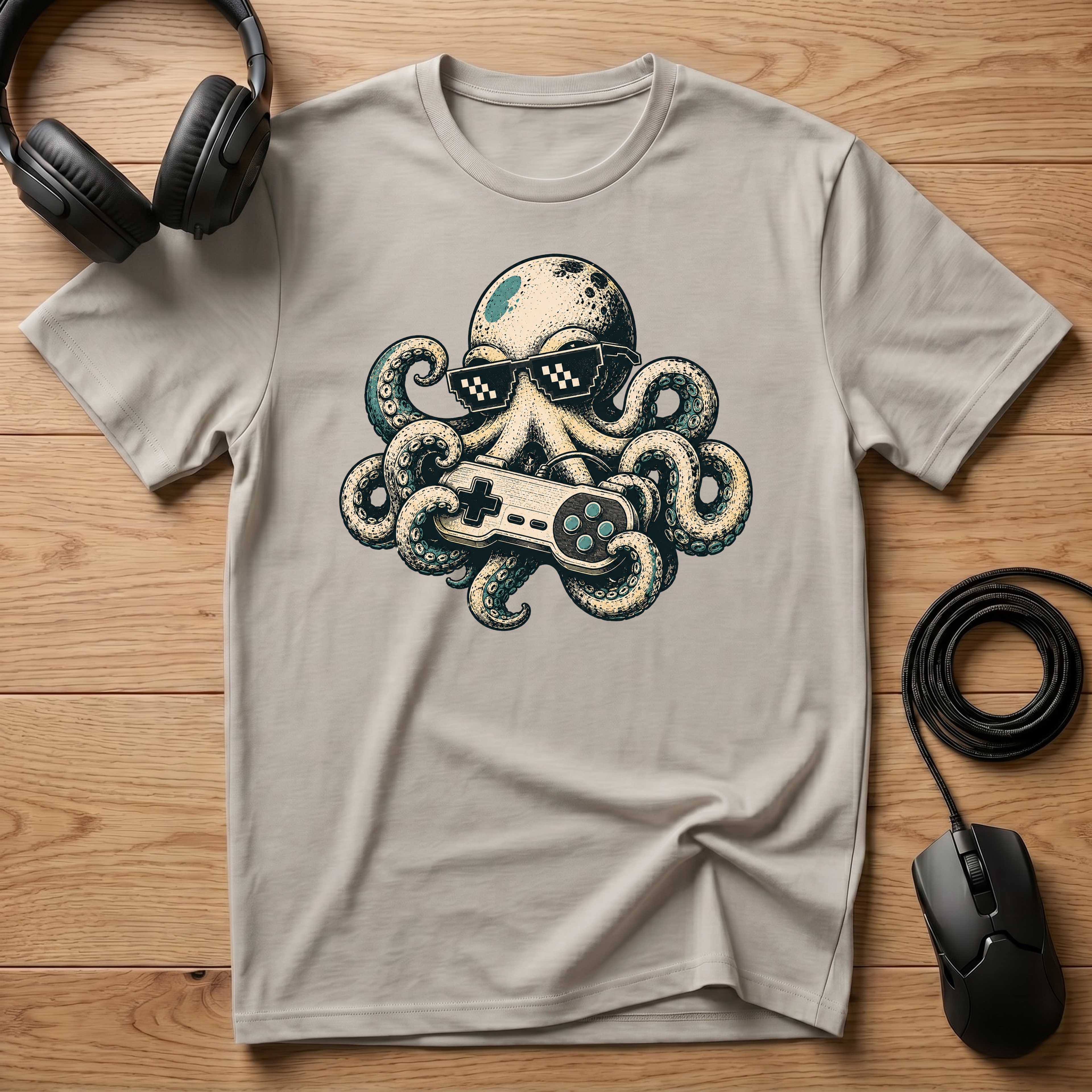 The Gaming Octopus T-Shirt