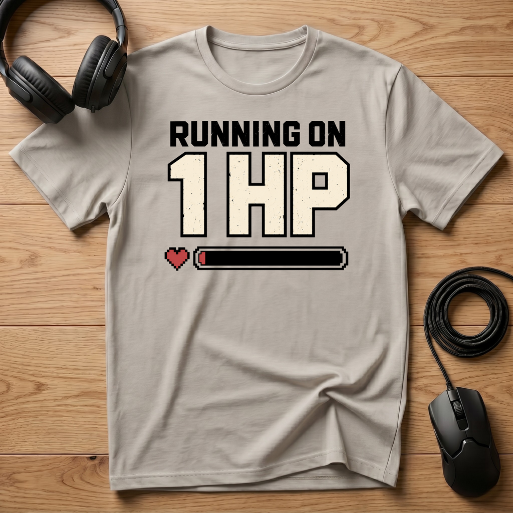 Running on 1 HP T-Shirt