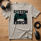 System Error Retro Game Controller T-Shirt