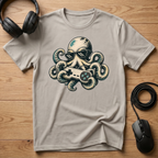Cool Gaming Octopus T-Shirt