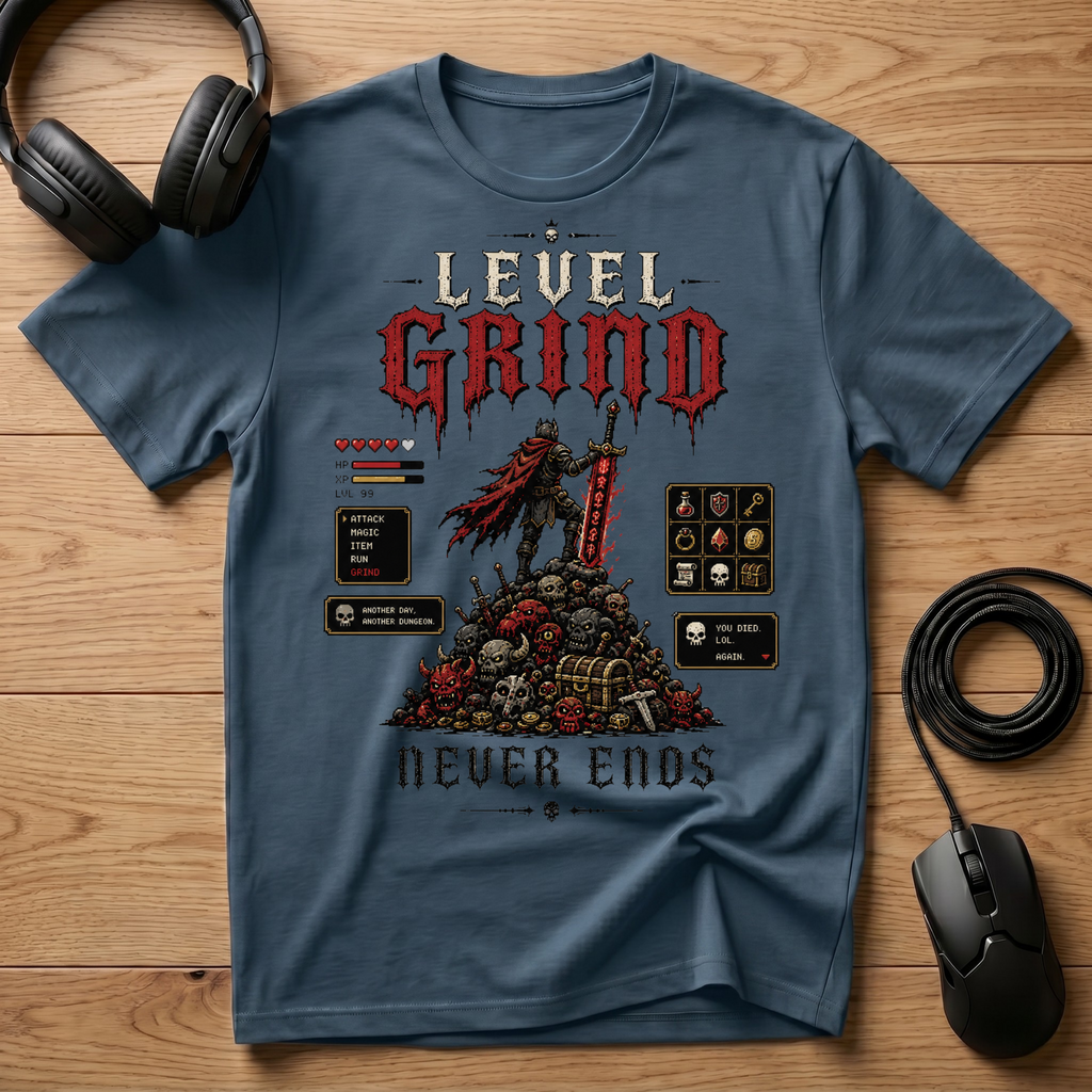 Level Grind Never Ends T-Shirt