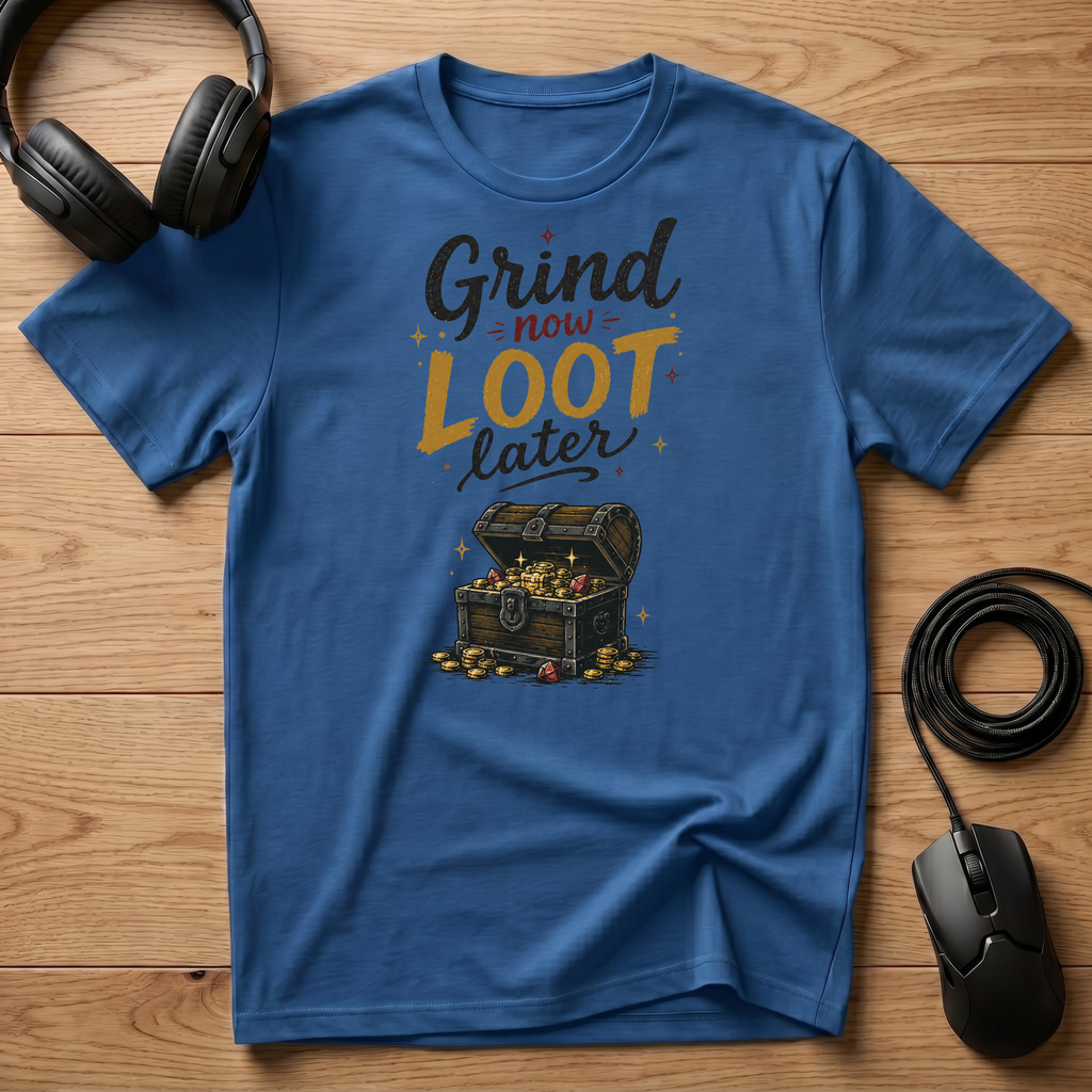 Grind Now Loot Later T-Shirt