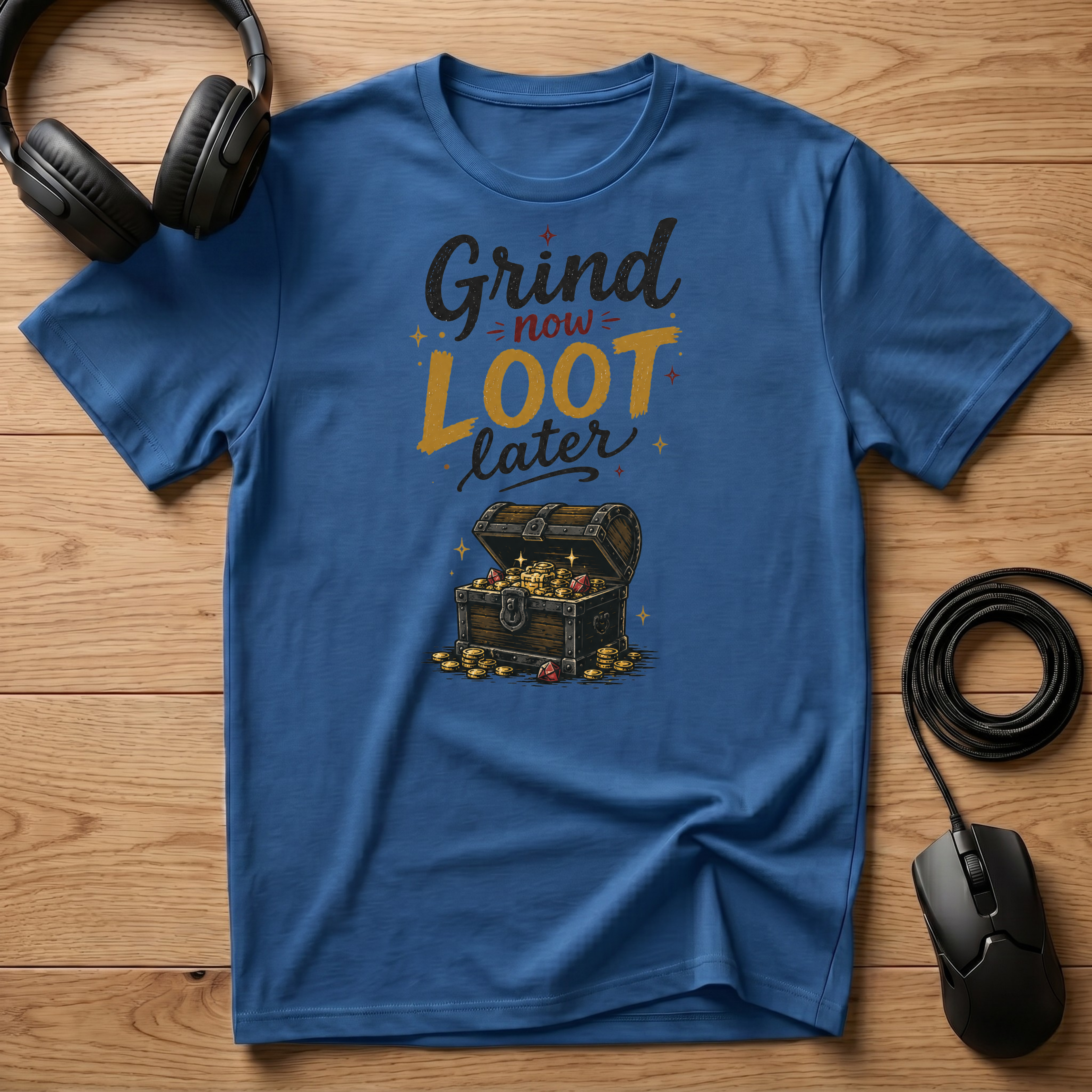 Grind Now Loot Later T-Shirt