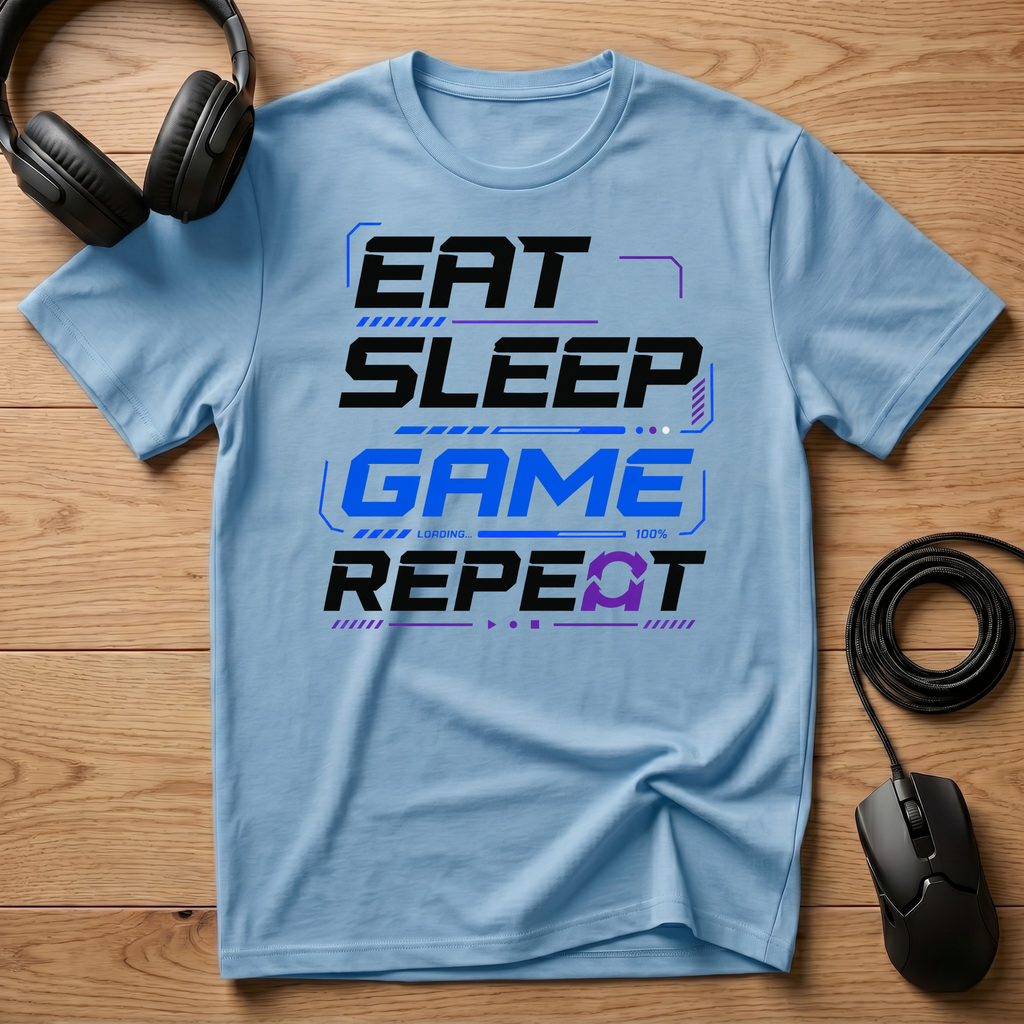 Eat. Sleep. Game. Repeat. T-Shirt