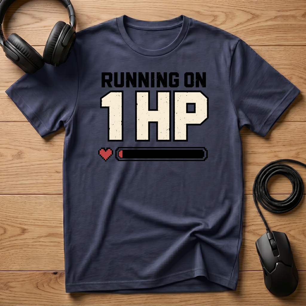 Running on 1 HP T-Shirt