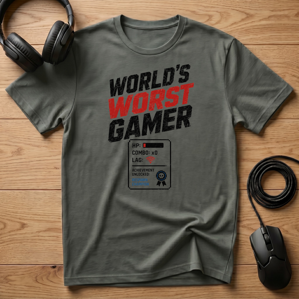 World's Worst Gamer T-Shirt