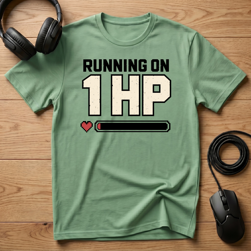 Running on 1 HP T-Shirt