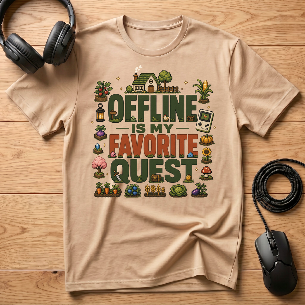 Offline Is My Favorite Quest T-Shirt