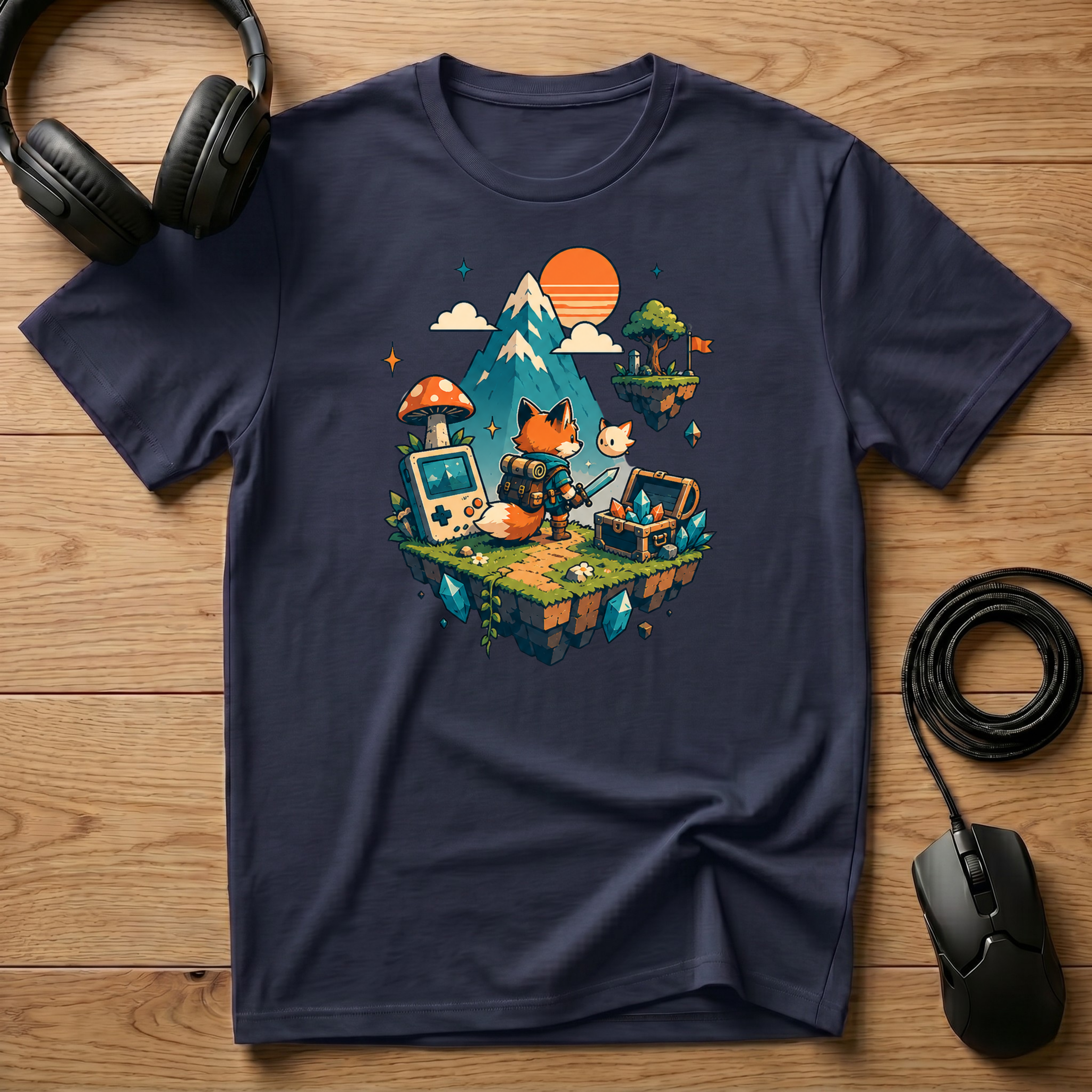 Adventure Fox. T-Shirt