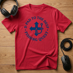 D-Pad To The Deep. Fishing Quest T-Shirt