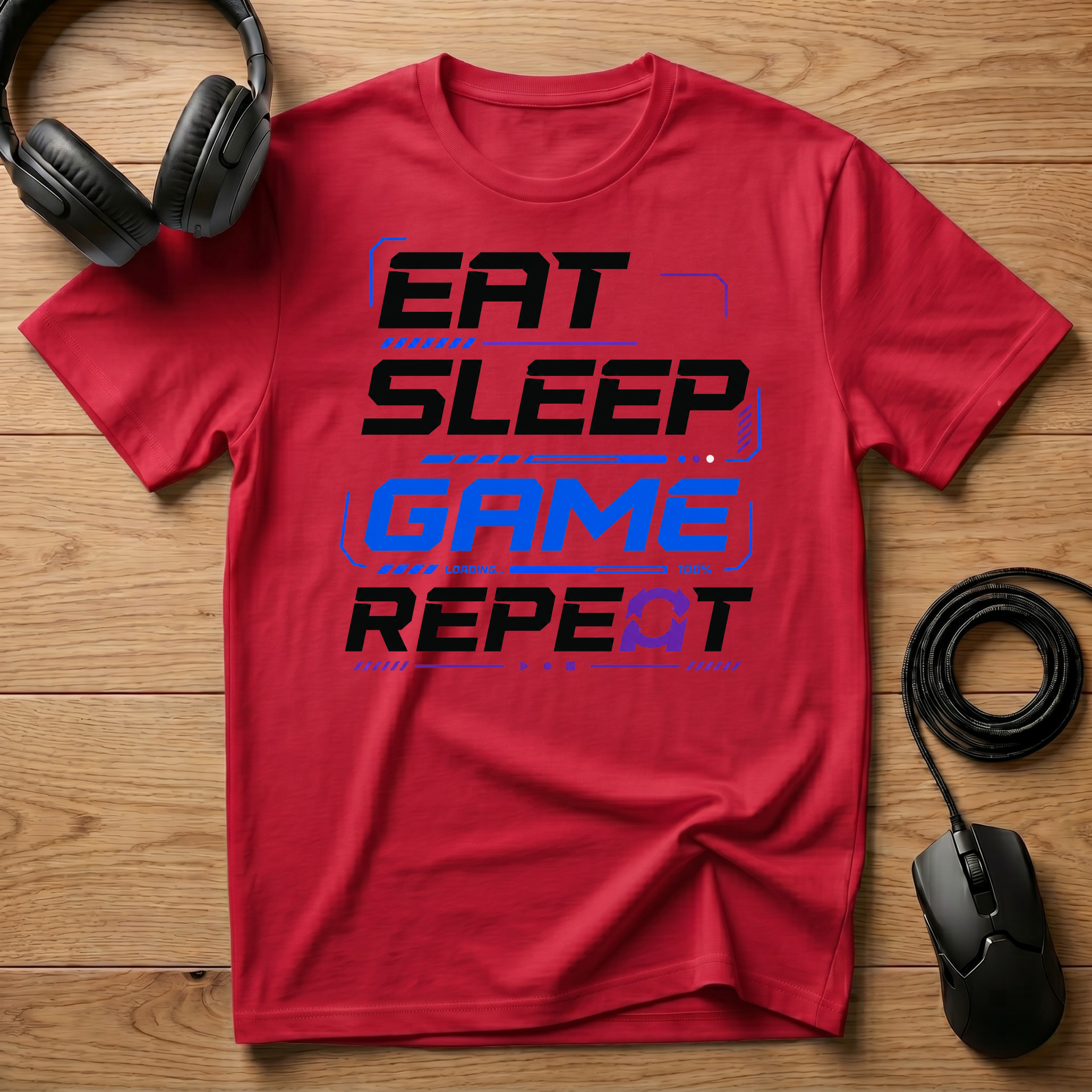 Eat. Sleep. Game. Repeat. T-Shirt