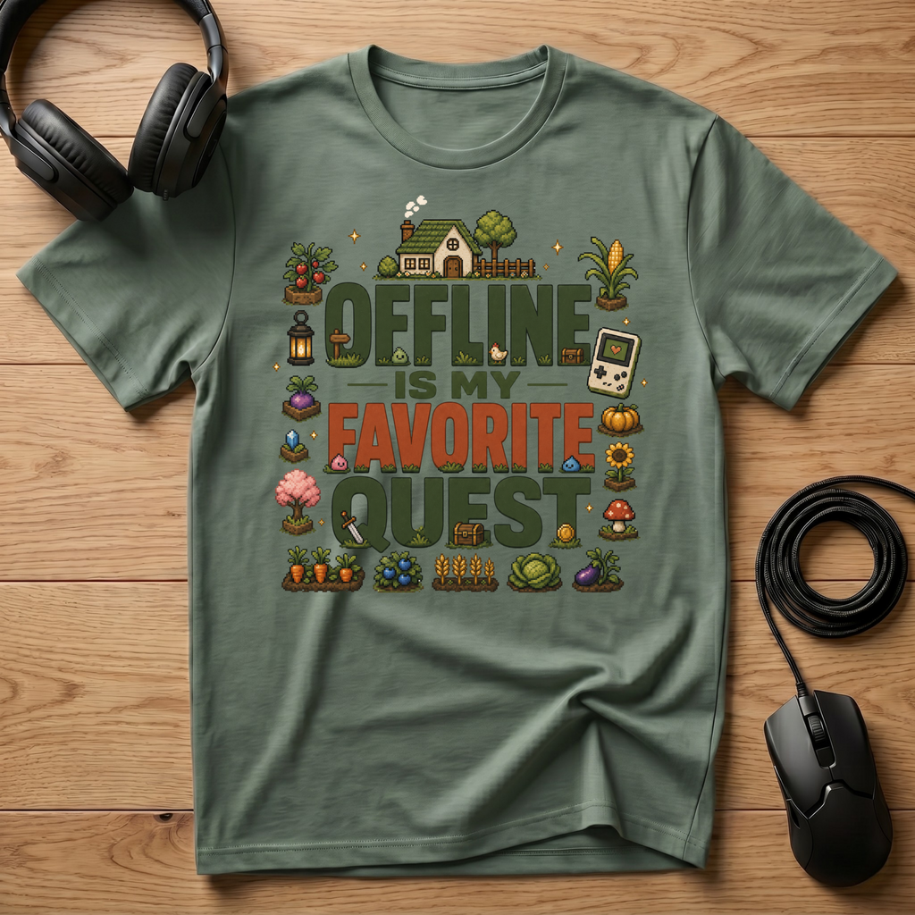 Offline Is My Favorite Quest T-Shirt