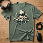 Cool Gaming Octopus T-Shirt