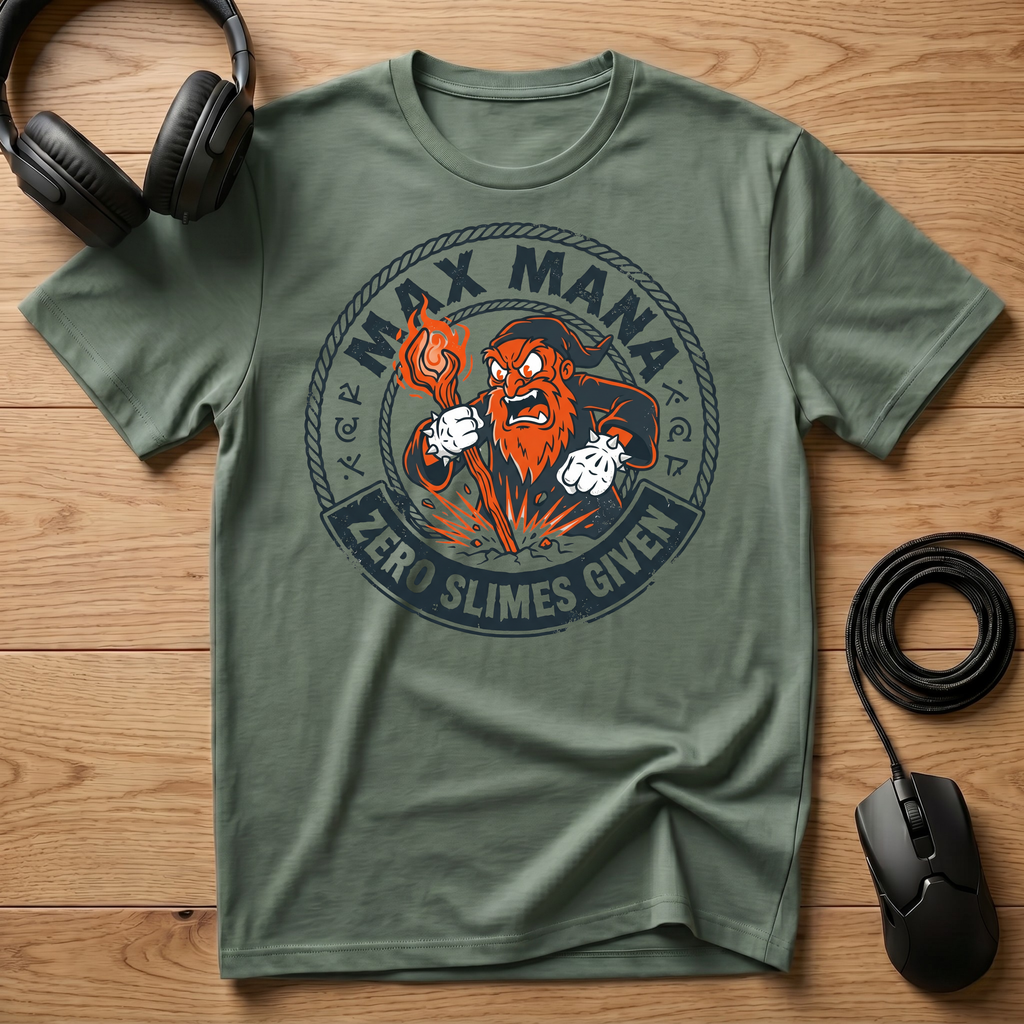 Max Mana Zero Slimes Given T-Shirt
