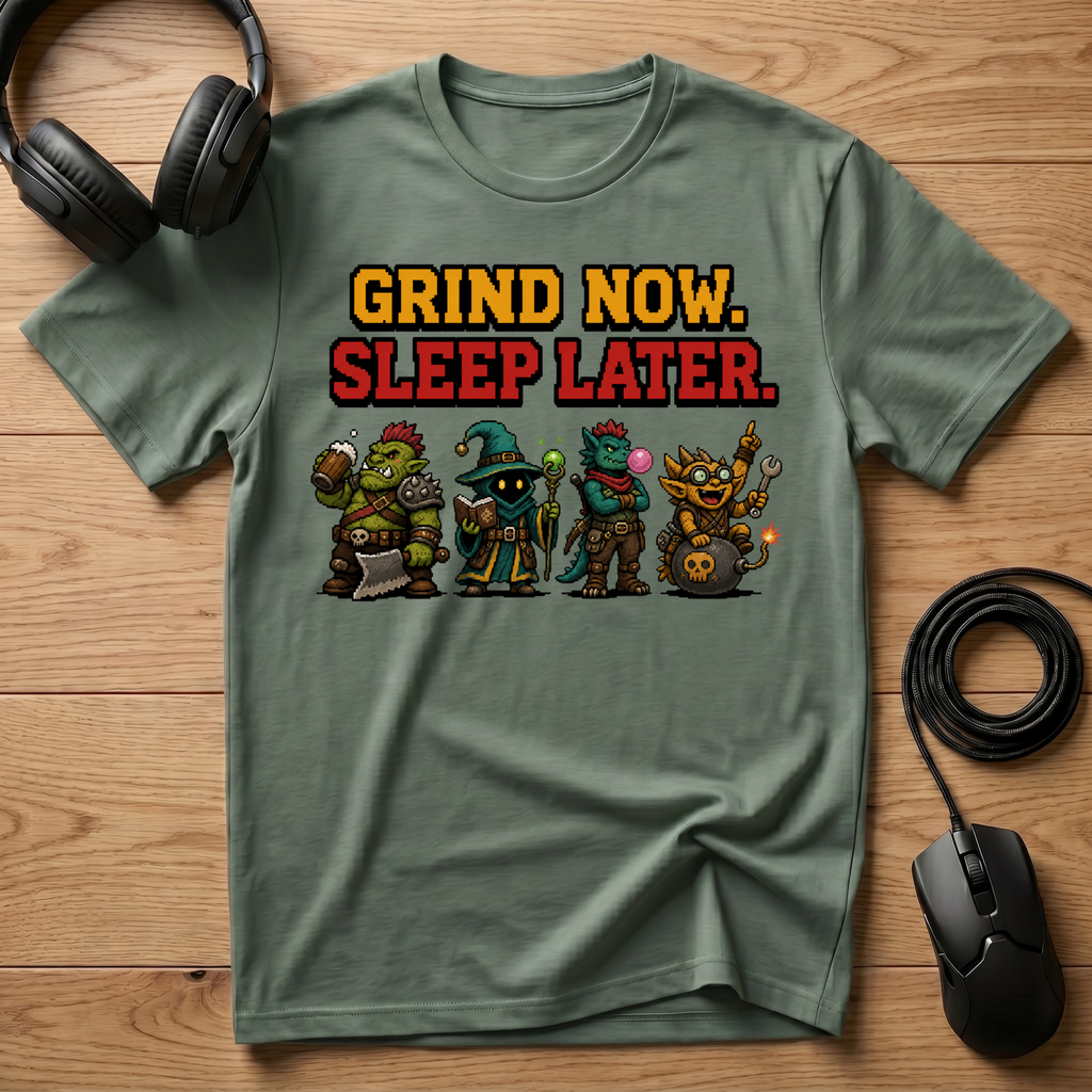 Grind Now. Sleep Later. T-Shirt