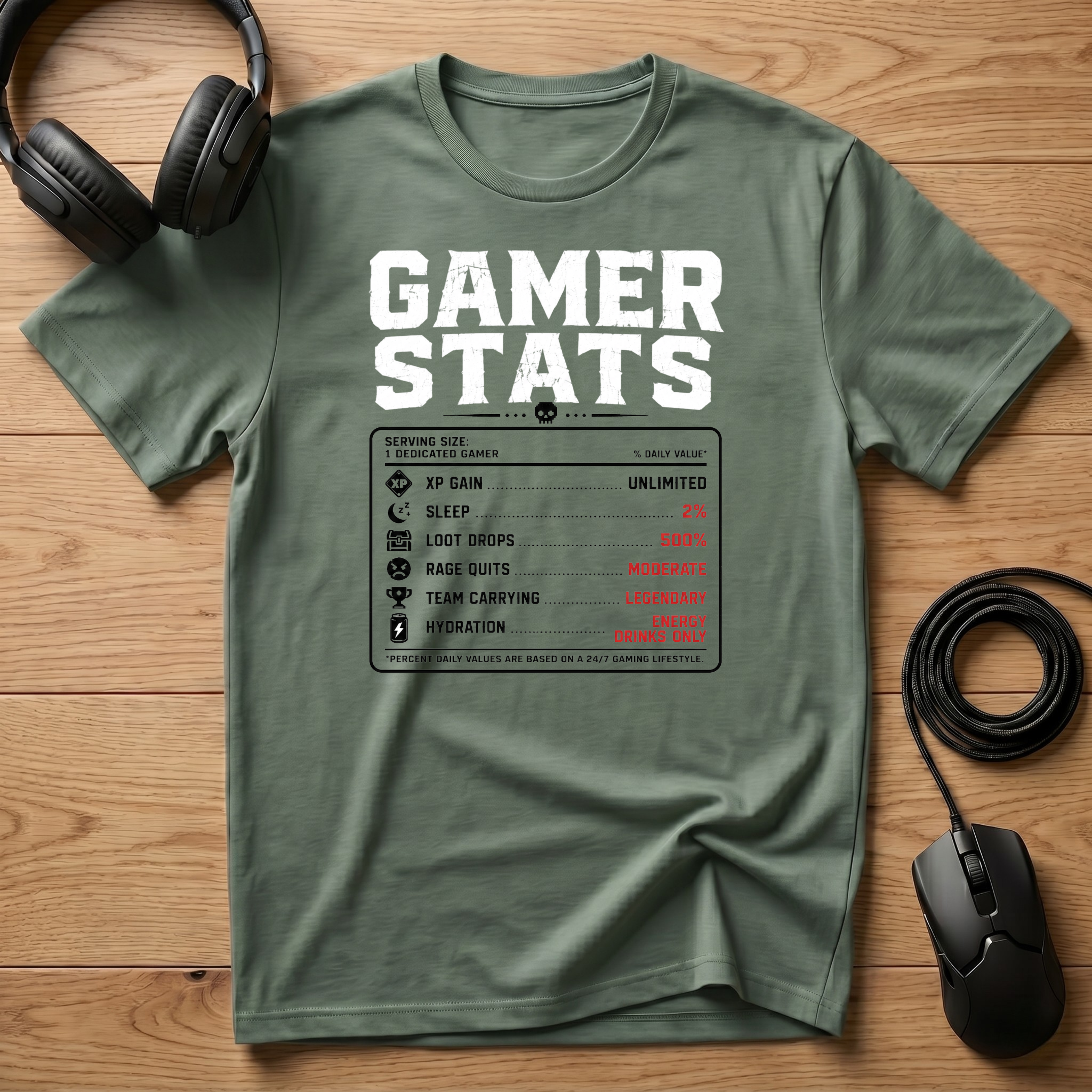 Gamer Stats T-Shirt
