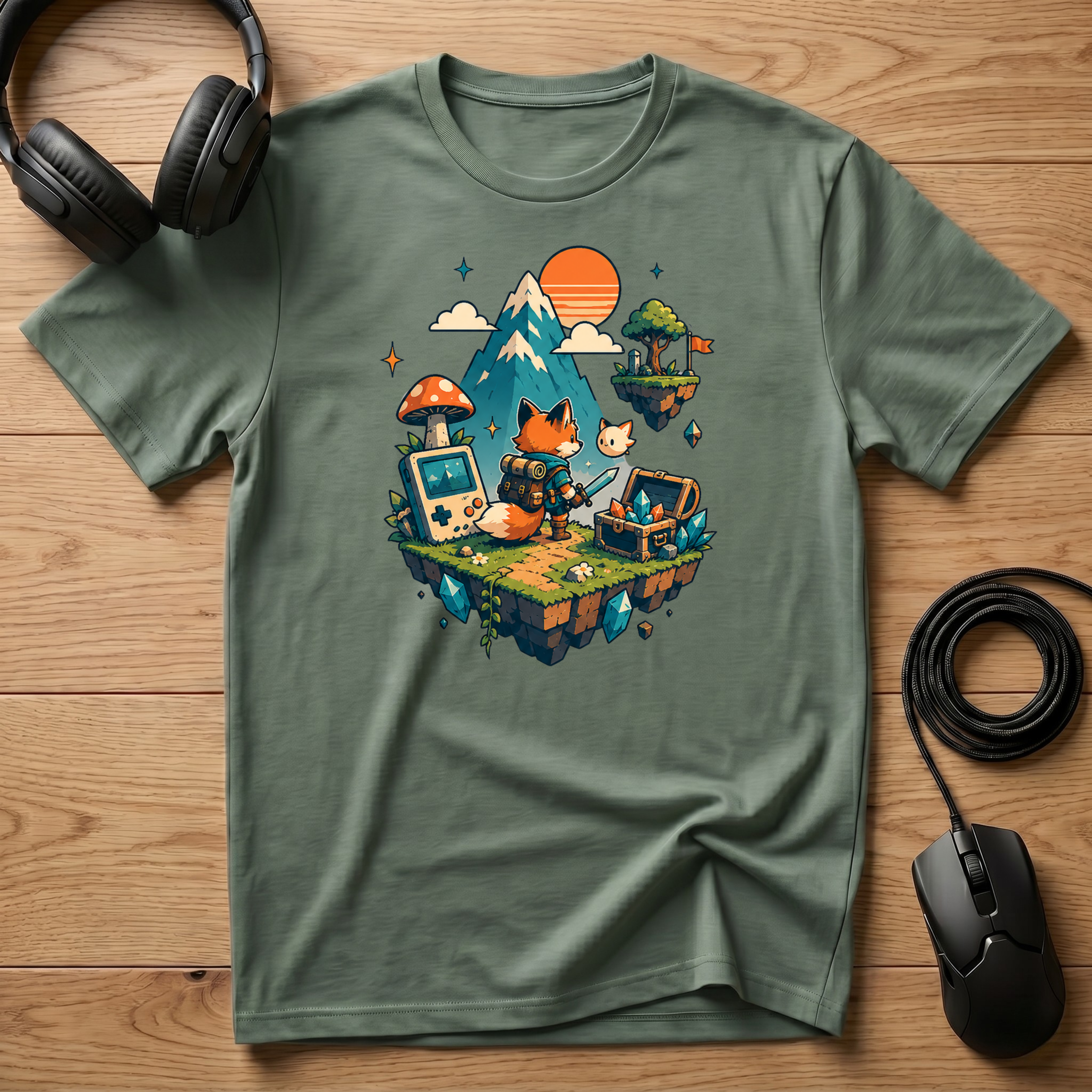 Adventure Fox. T-Shirt