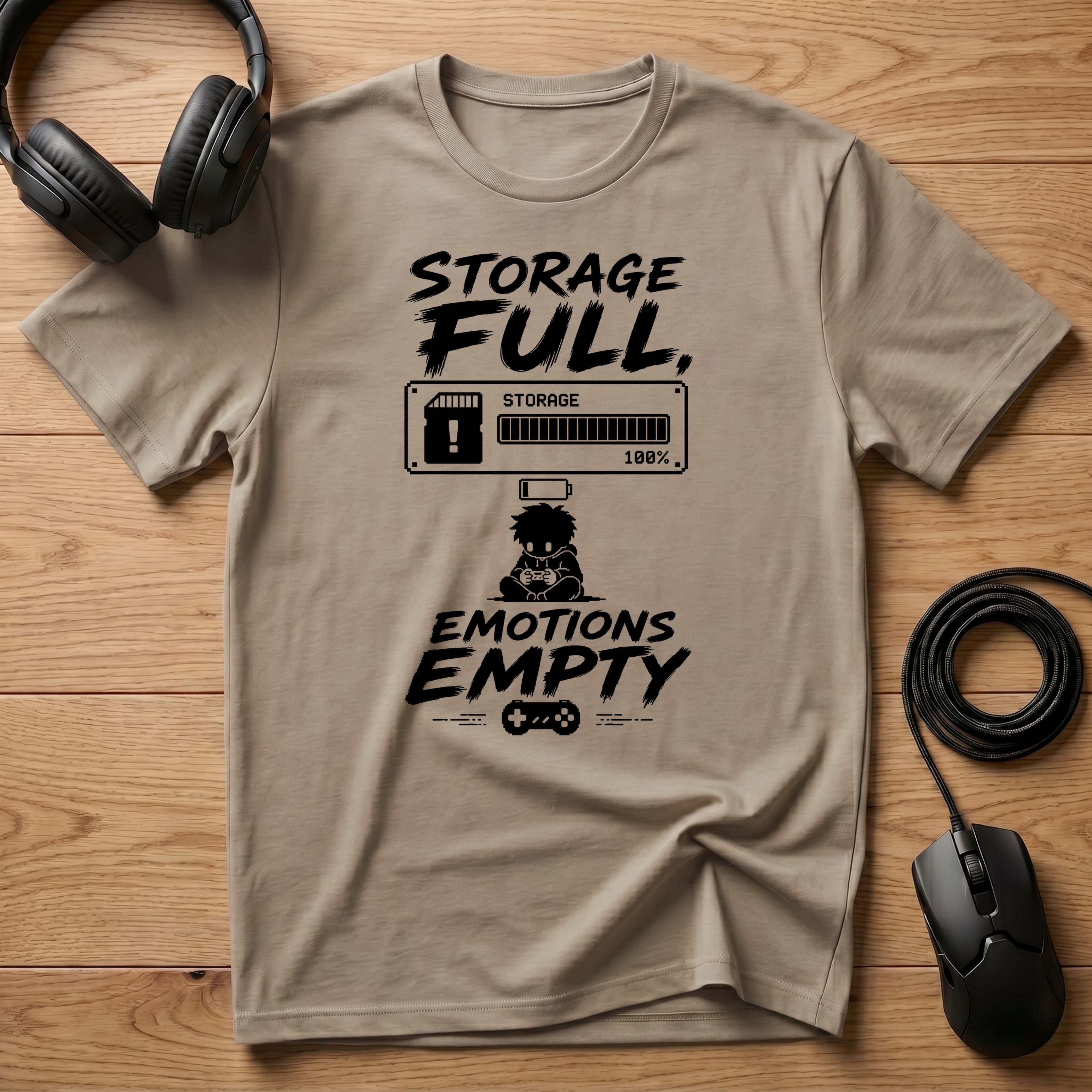 Storage Full, Emotions Empty T-Shirt