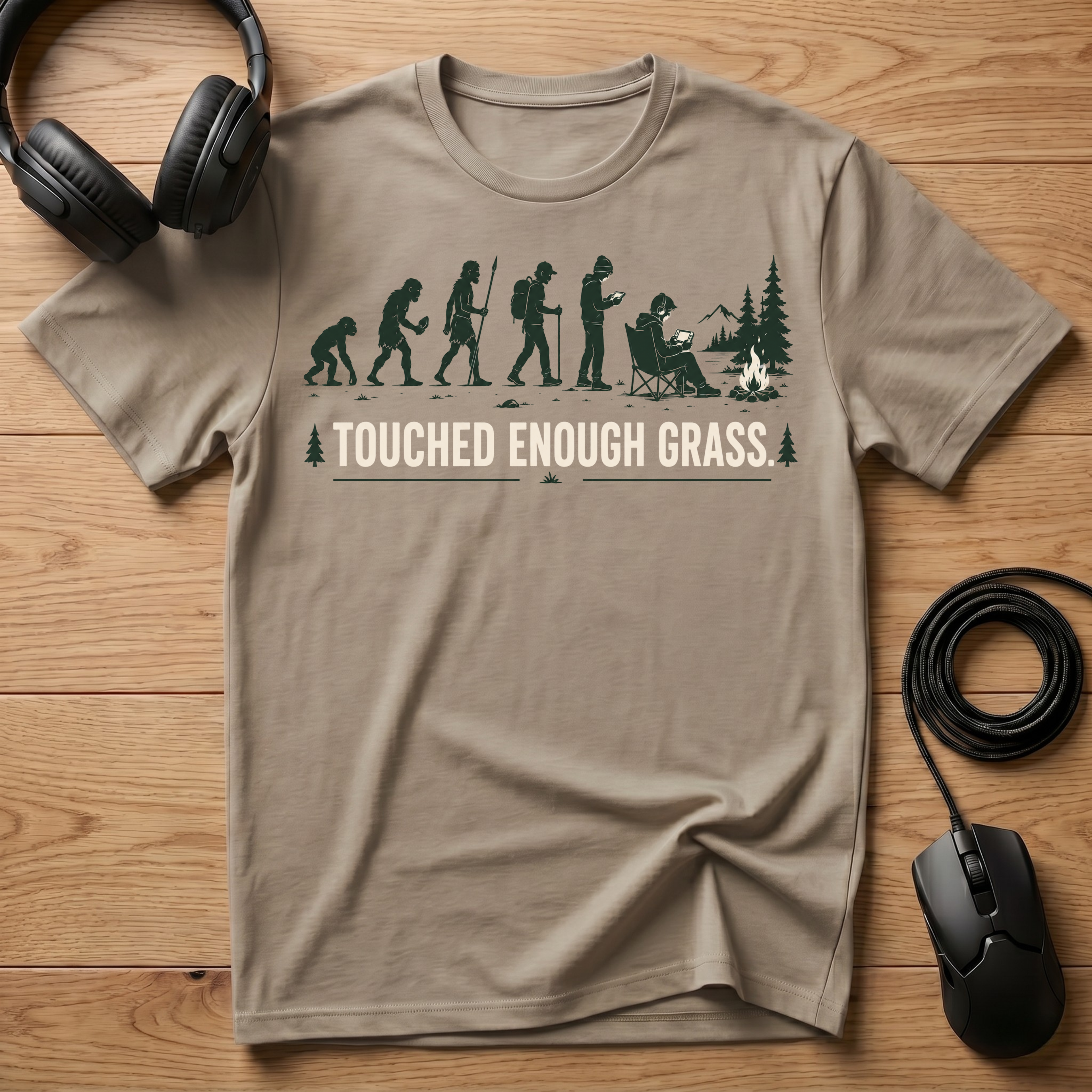 Touched Enough Grass. T-Shirt