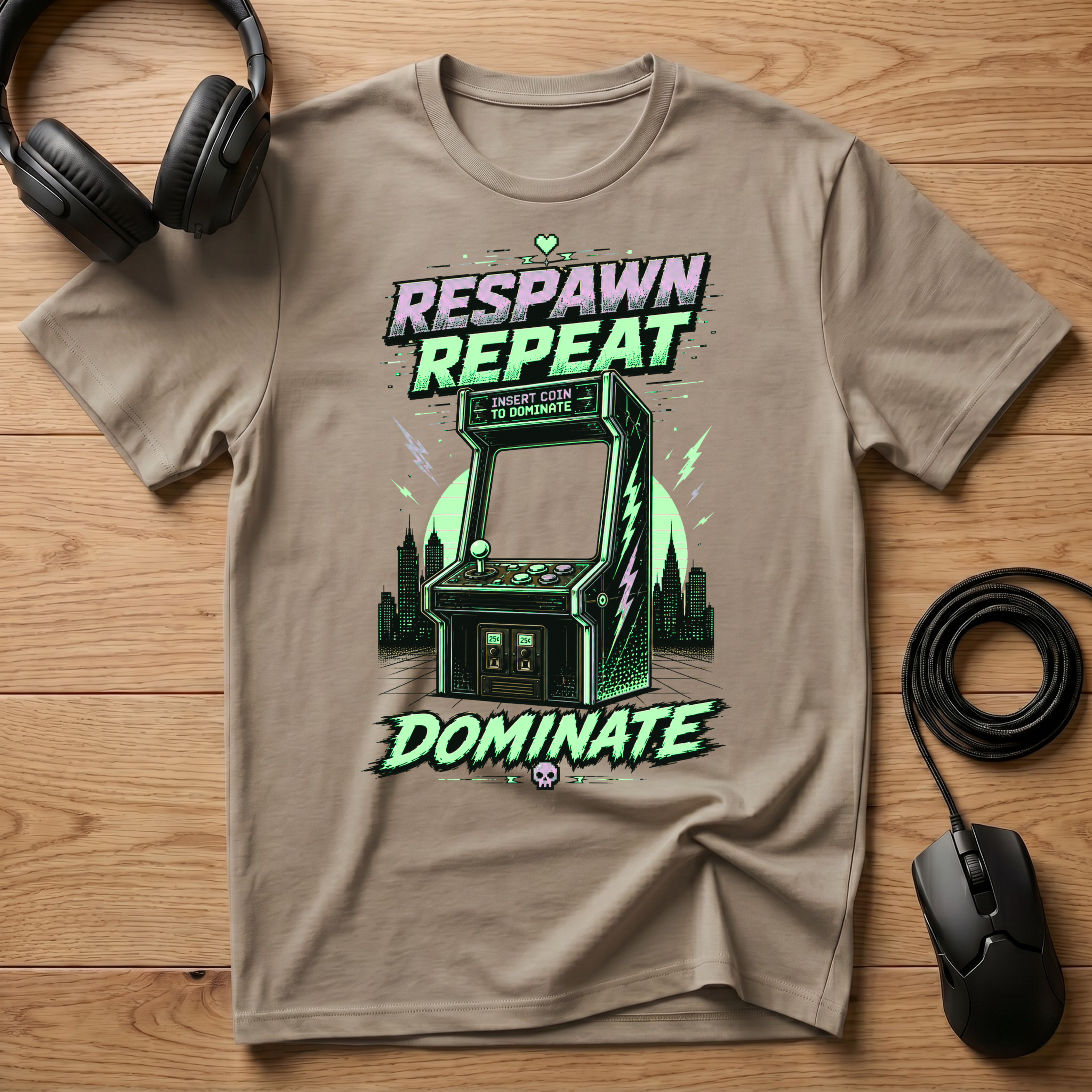 Respawn. Repeat. Dominate. T-Shirt