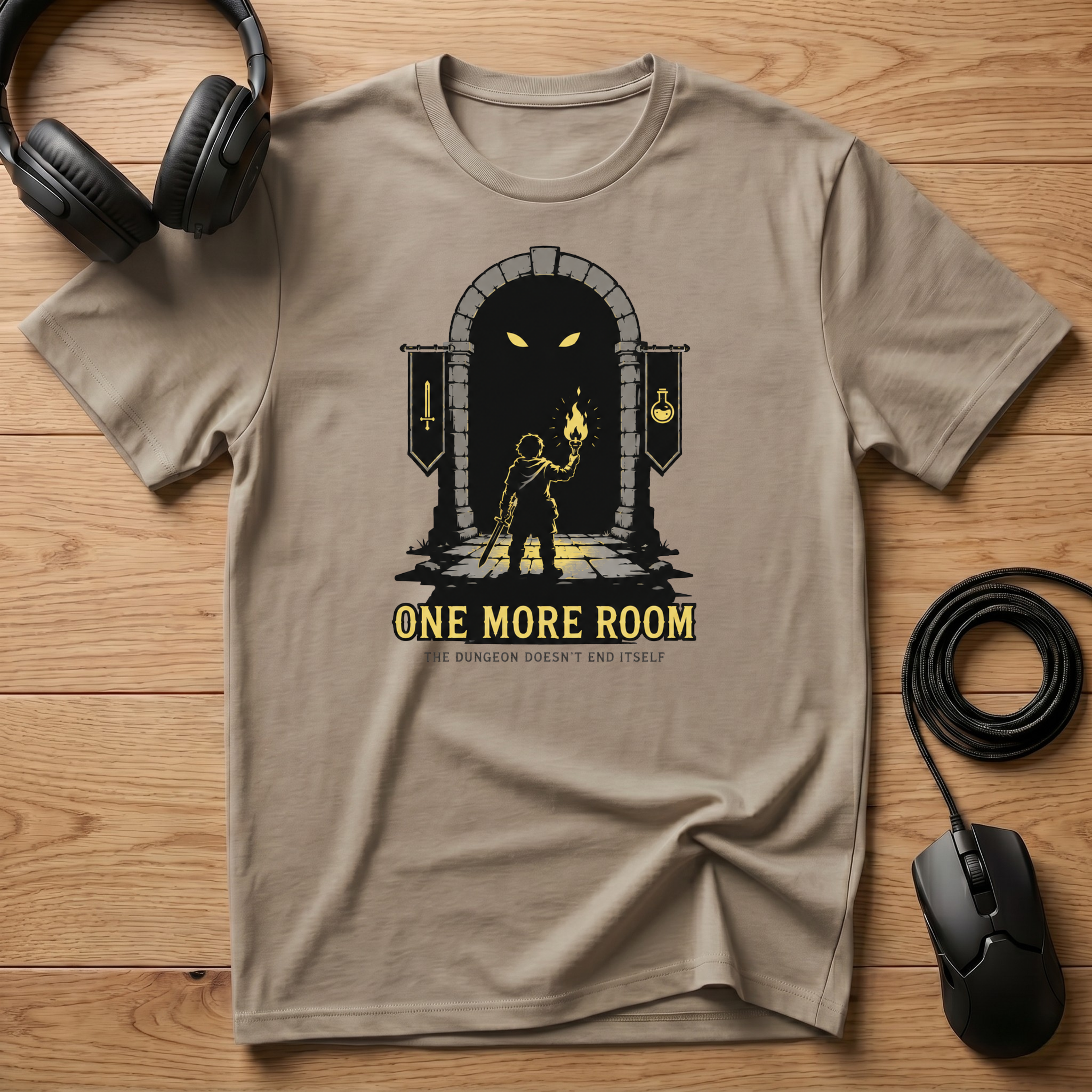 One More Room. The Dungeon Doesn't End Itself T-Shirt