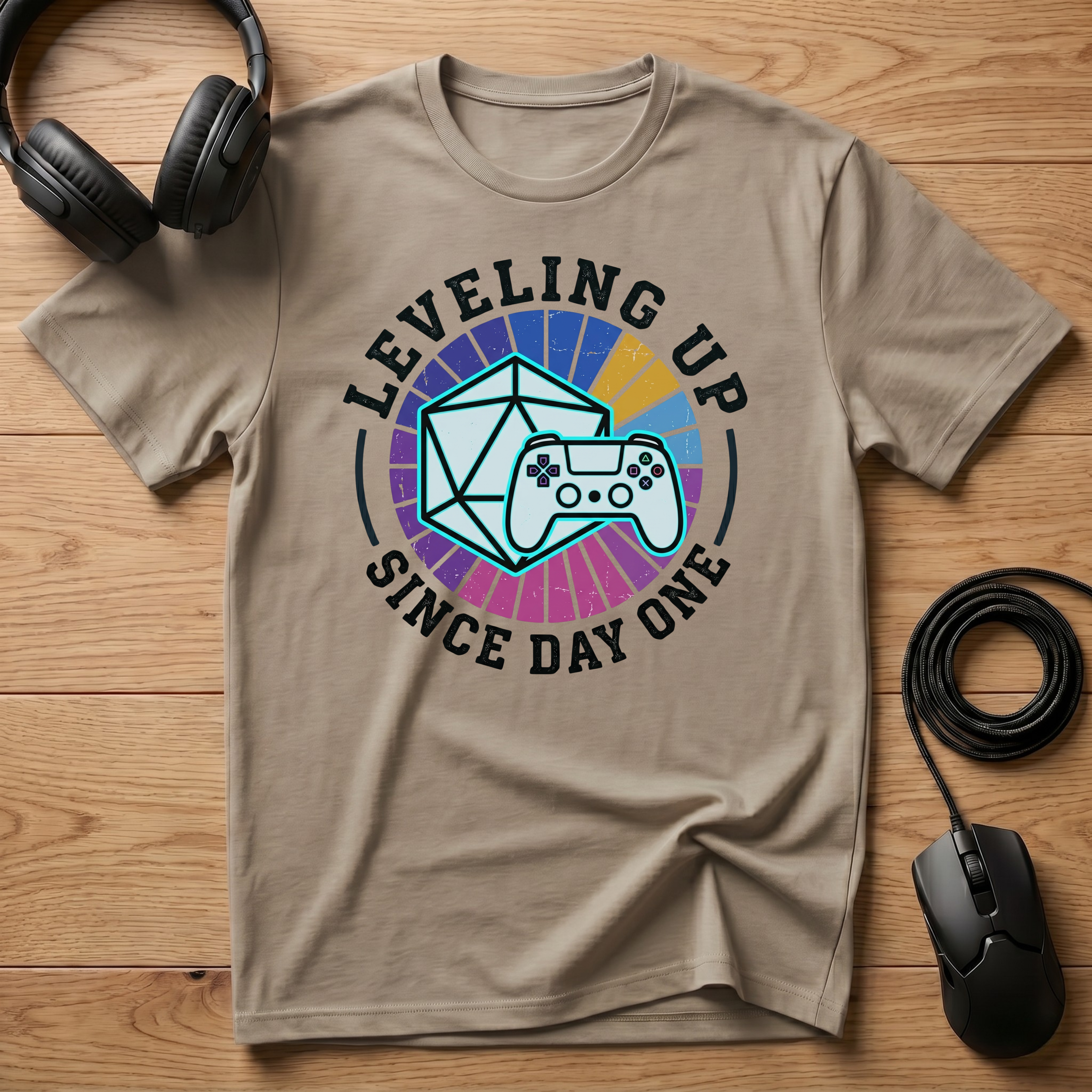 Leveling Up Since Day One T-Shirt